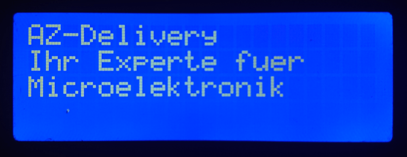 Bluetooth-Display - AZ-Delivery