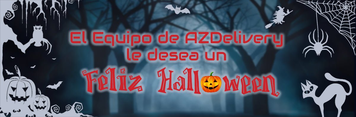 Calabaza de Halloween 2.0 - AZ-Delivery