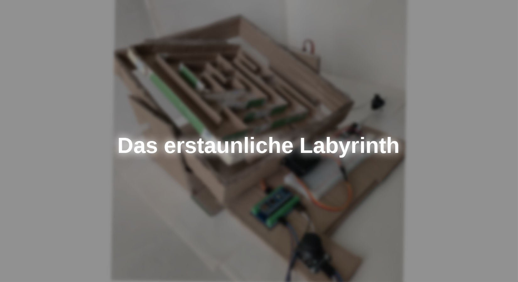 Das erstaunliche Labyrinth - AZ-Delivery