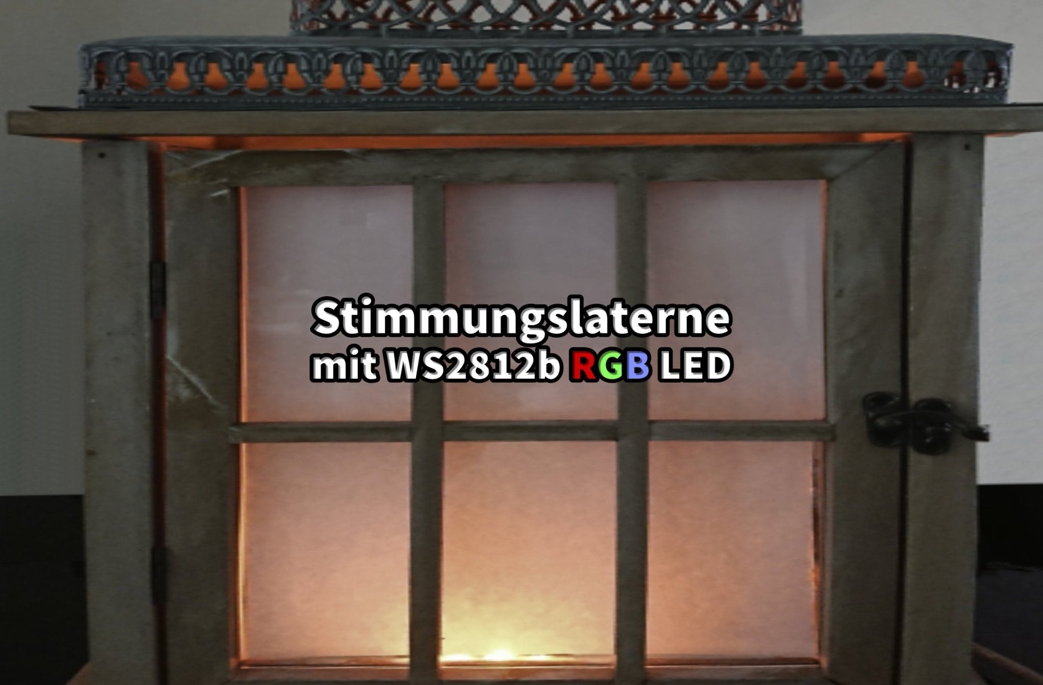 Eine Stimmungslaterne mit WS2812b RGB LED Ring - AZ-Delivery