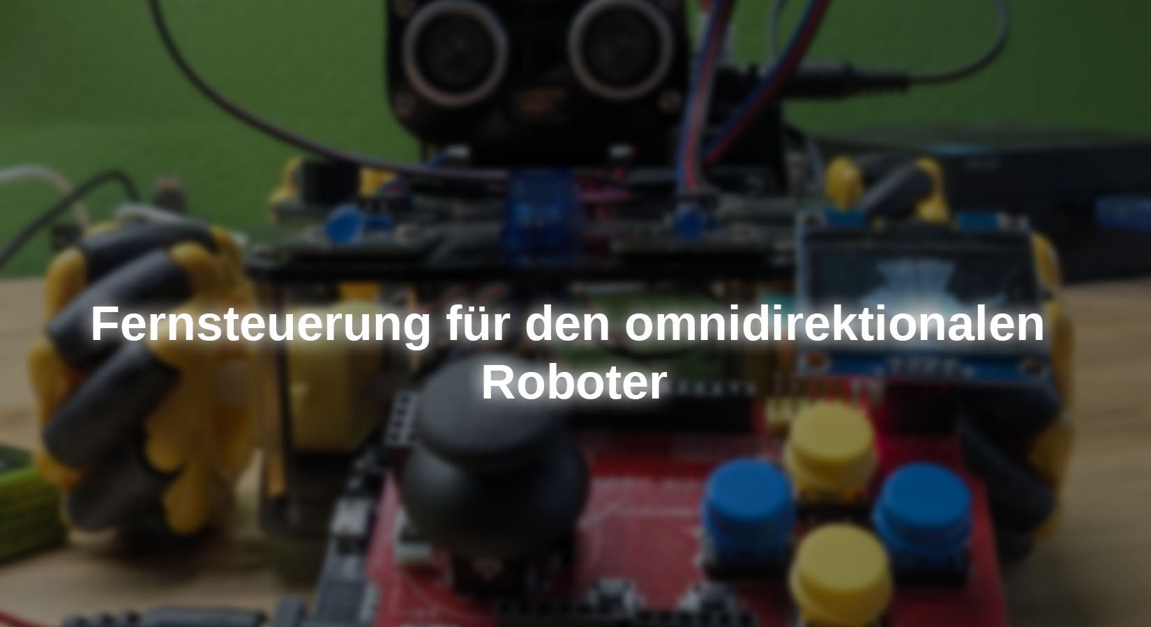 Fernsteuerung für den omnidirektionalen Roboter - AZ-Delivery