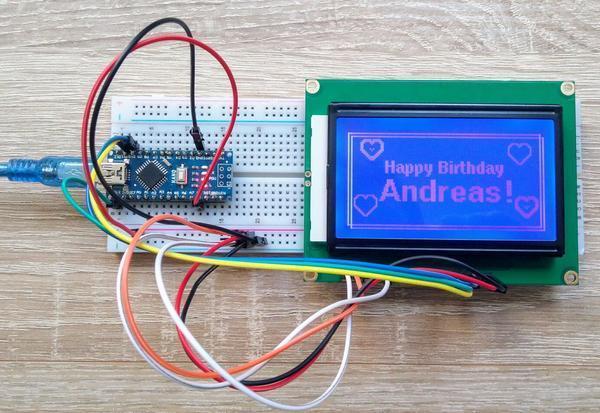 Neu im Shop: 12864B 128x64 LCD Matrix Display - AZ-Delivery