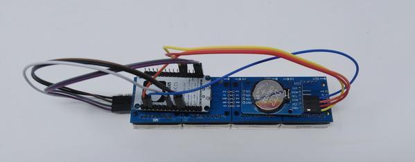 Retro Uhr mit ESP, RTC und LED-Matrix - AZ-Delivery