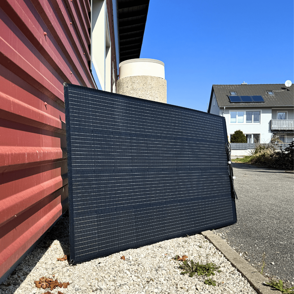 180W ETFE Flexibles Solarpanel – Monokristallines Solarmodul, Leicht & Robust, PV - Modul mit MC4 - Stecker, Ideal für Wohnmobil, Boot, Dach, Balkon, Camping & Netzunabhängige Anwendungen - AZ - Delivery