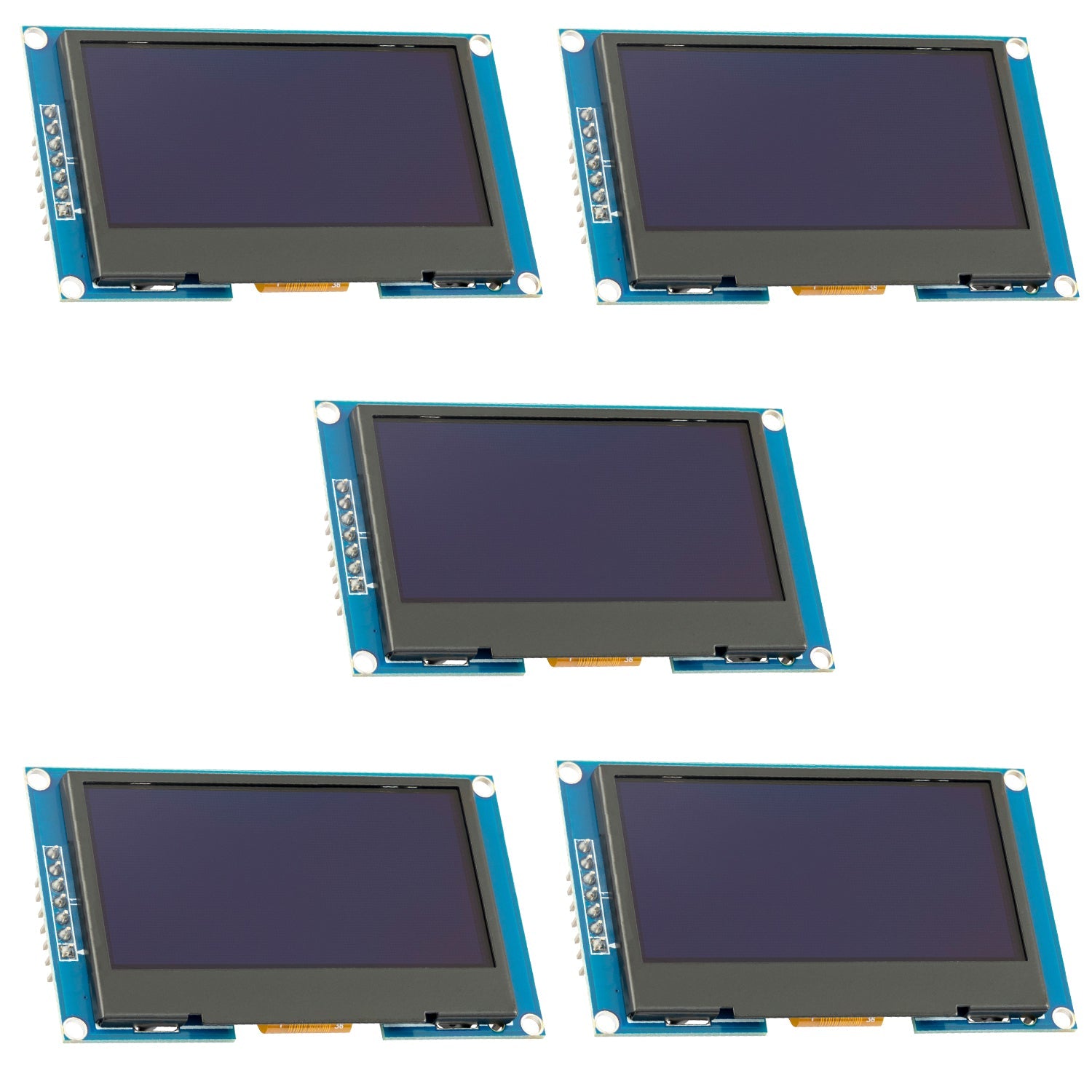 2,42" 128X64 - OLED - Anzeigemodul SPI - 2.42 Zoll OLED Bildschirm kompatibel mit Arduino UNO R3 - Weiße Schrift OLED - AZ - Delivery