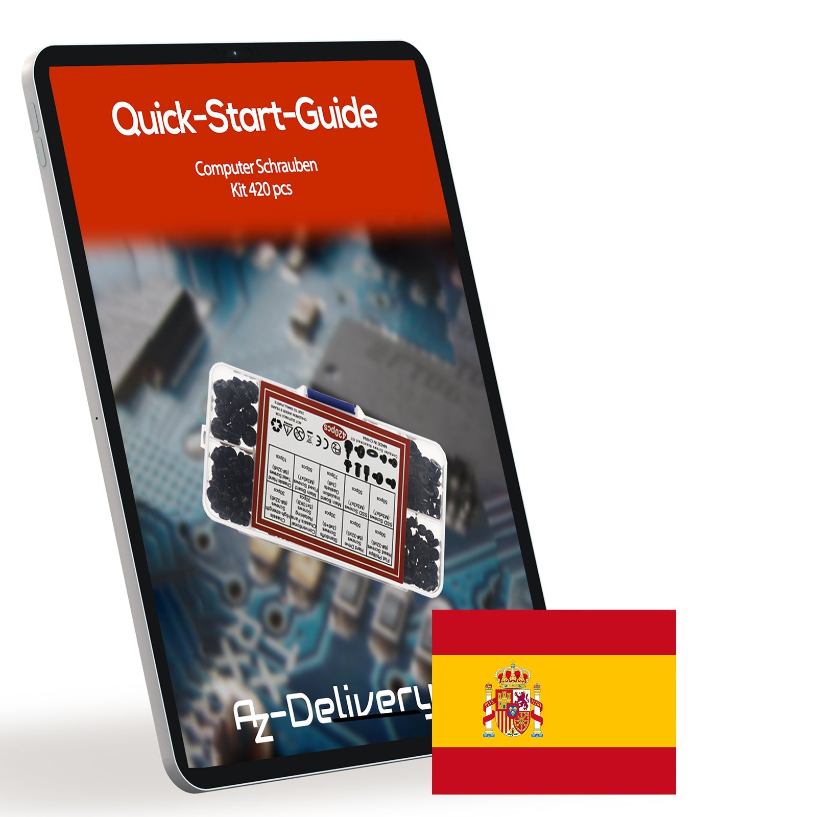 420 Stk PC Schrauben Set – Umfassendes Computer Schrauben Set - AZ - Delivery