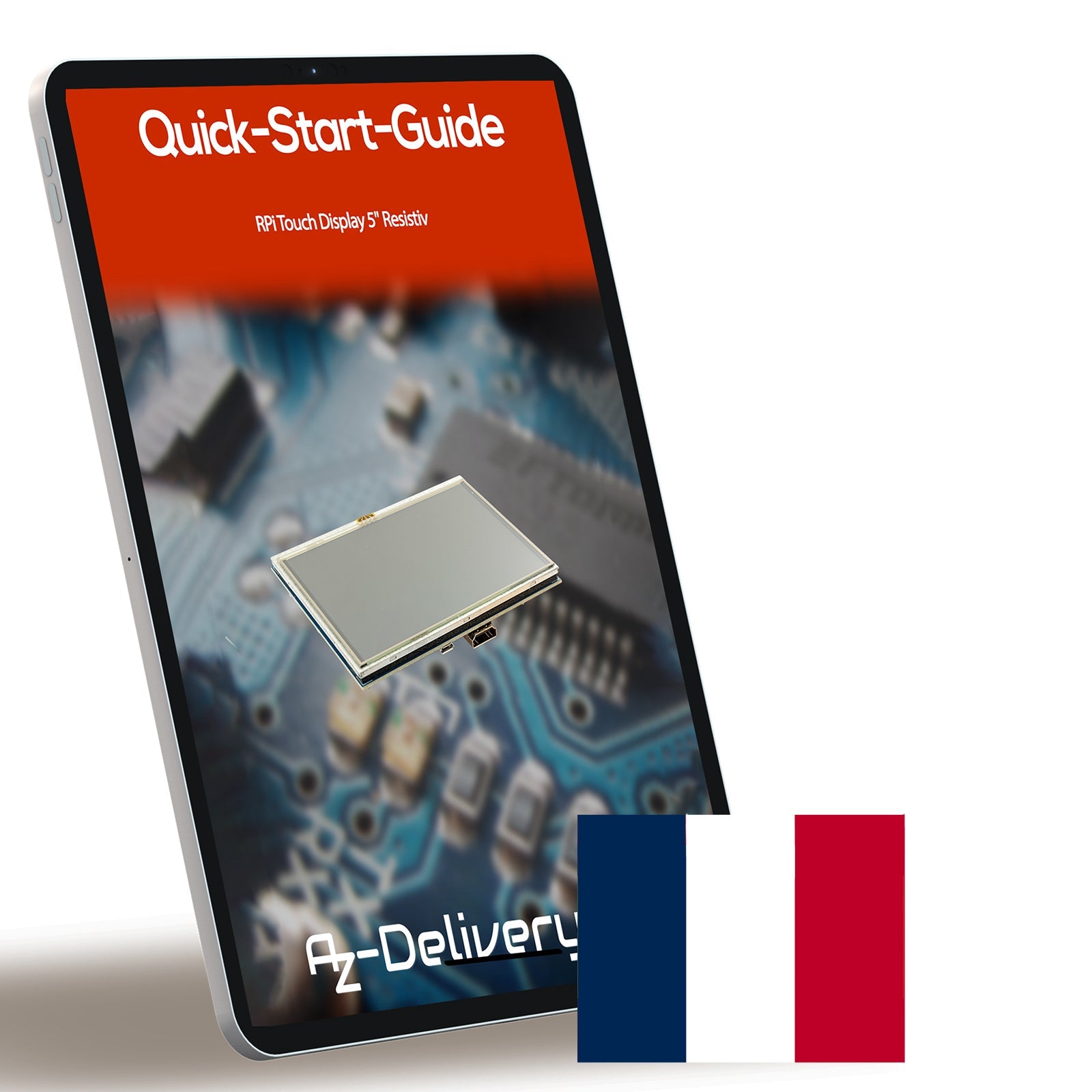 5 - Zoll TFT LCD Touchscreen HDMI Monitor kompatibel mit Raspberry Pi 4B, 3B+, 3B, 2B+, BB Black, Banana Pi, Jetson Nano, Windows 10/8/7 - 800x480 Auflösung Display - AZ - Delivery