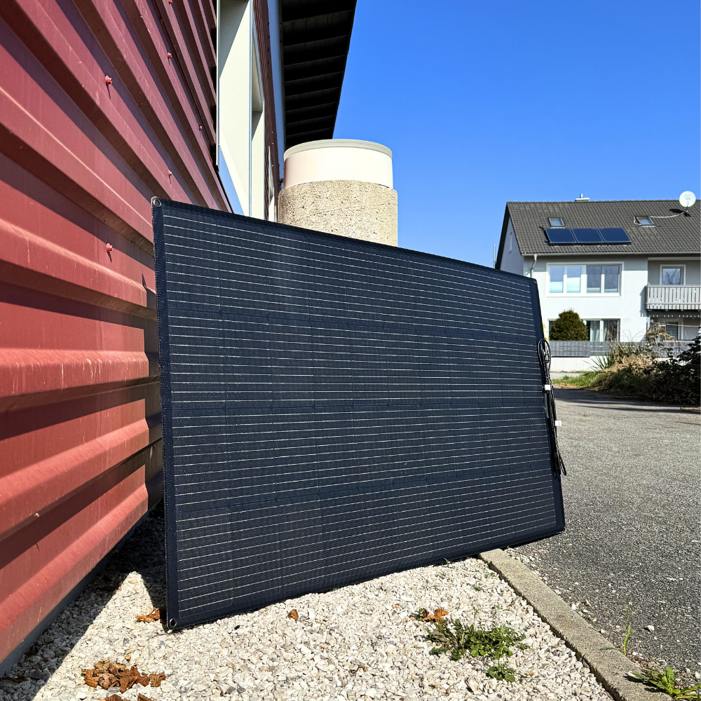 Pannello solare flessibile ETFE da 180 W – Modulo solare monocristallino, leggero e robusto, modulo fotovoltaico con connettore MC4, ideale per camper, barche, tetti, balconi, campeggio e applicazioni off-grid