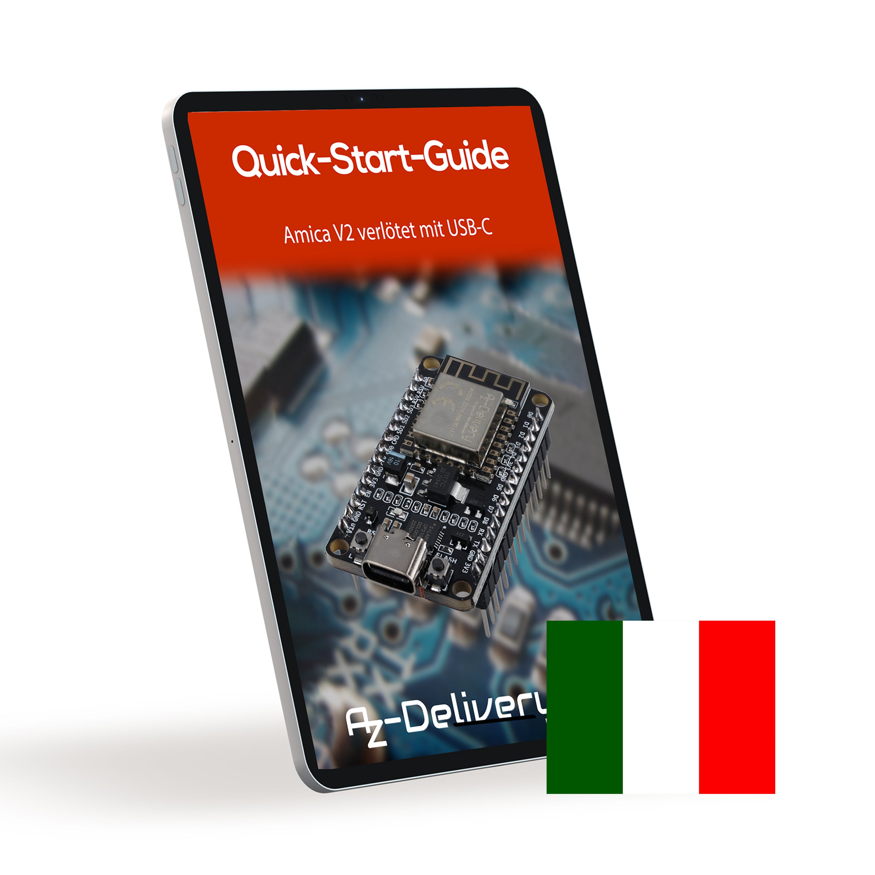 NodeMCU Amica Modul V2 ESP8266 ESP-12F WiFi mit USB-C Anschluss - Node MCU ESP 8266 WiFi Development Board mit CP2102