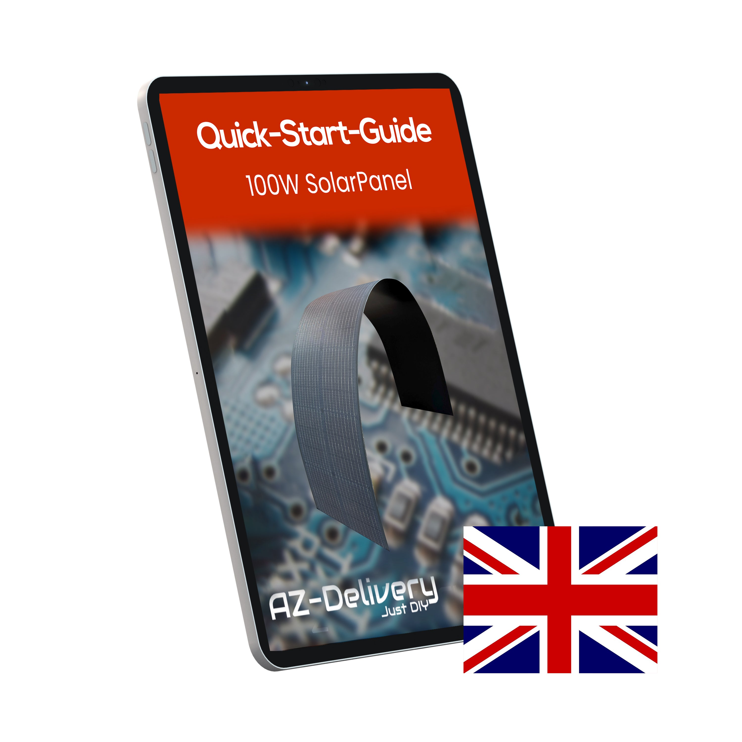 100W ETFE Flexibles Solarpanel – Monokristallines Solarmodul, Leicht & Robust, PV-Modul mit MC4-Stecker, Ideal für Wohnmobil, Boot, Dach, Balkon, Camping & Netzunabhängige Anwendungen