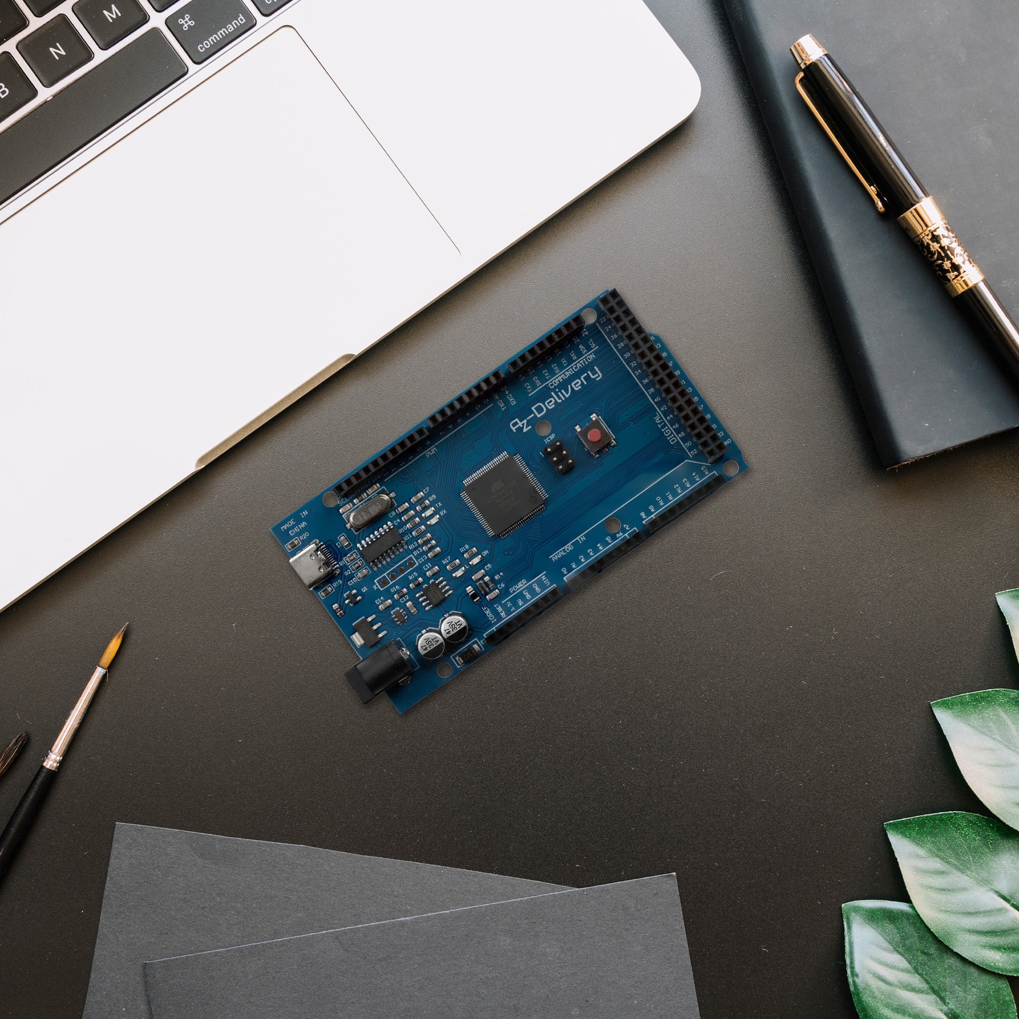 AZ - MEGA2560 - Board Mikrokontroller mit USB - C Anschluss Entwicklungsboard kompatibel mit Arduino - AZ - Delivery