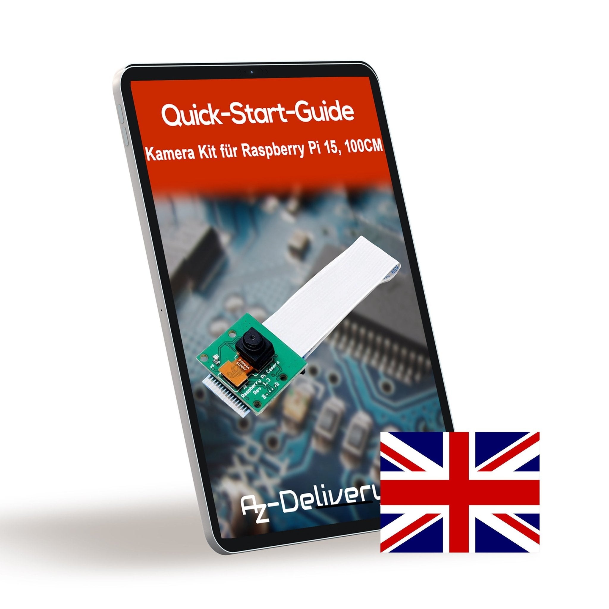 AZDelivery Kamera mit 15cm Flexkabel und 100cm Flexkabel für Raspberry Pi inklusive E - Book! - AZ - Delivery