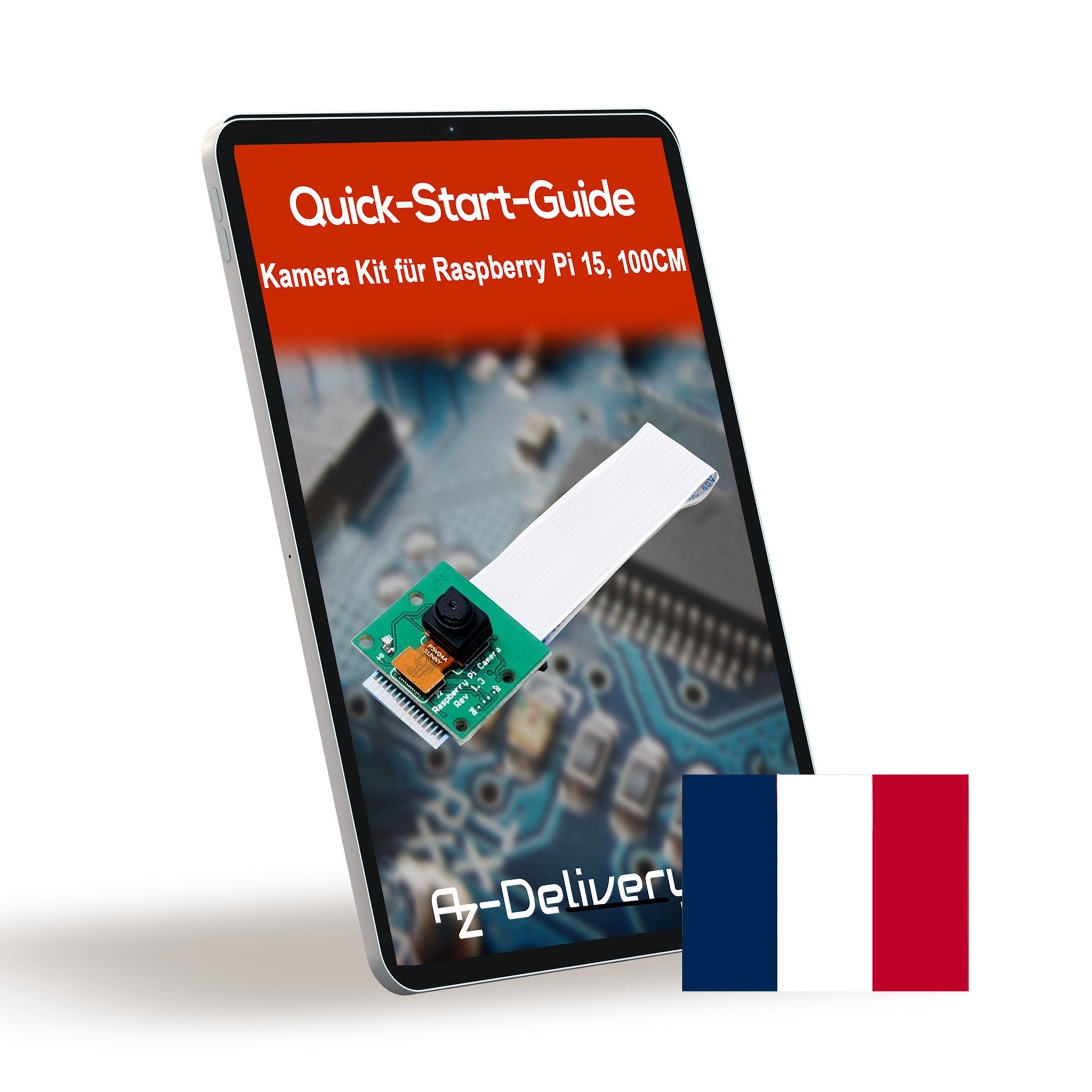 AZDelivery Kamera mit 15cm Flexkabel und 100cm Flexkabel für Raspberry Pi inklusive E - Book! - AZ - Delivery