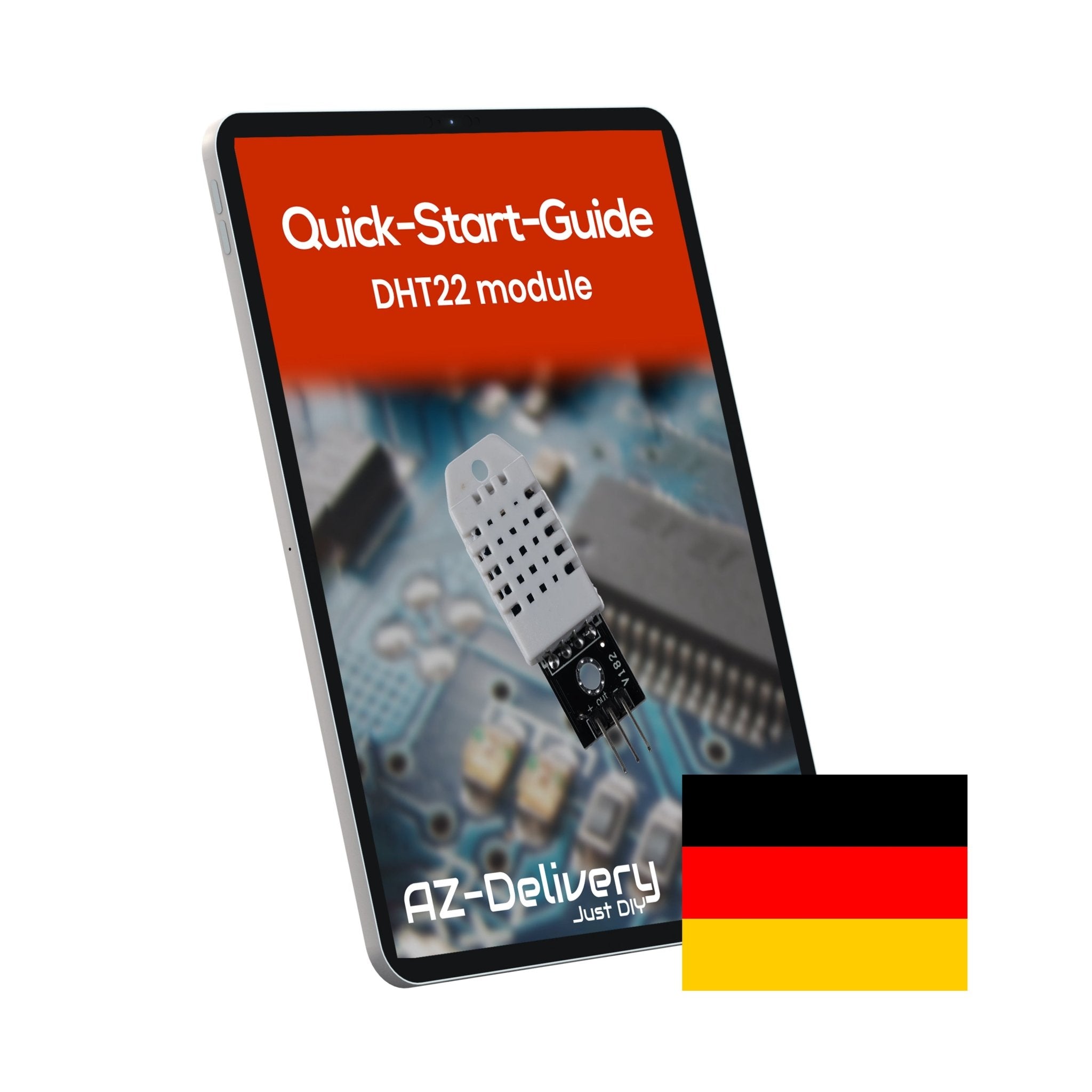 DHT22 Temperatur - und Luftfeuchtigkeitssensor Modul mit Digitalausgang – kompatibel mit Arduino, Raspberry Pi, ESP32, – präziser Feuchtesensor 0–99%, - 40–125°C - AZ - Delivery