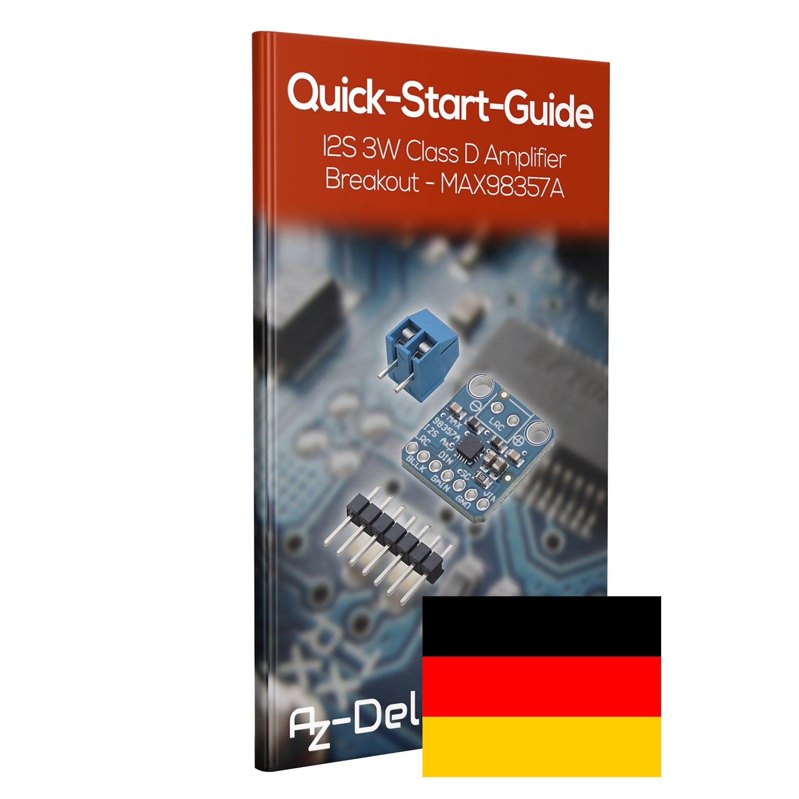 I2S 3W Klasse D Amplifier Breakout Modul - MAX98357A - AZ - Delivery