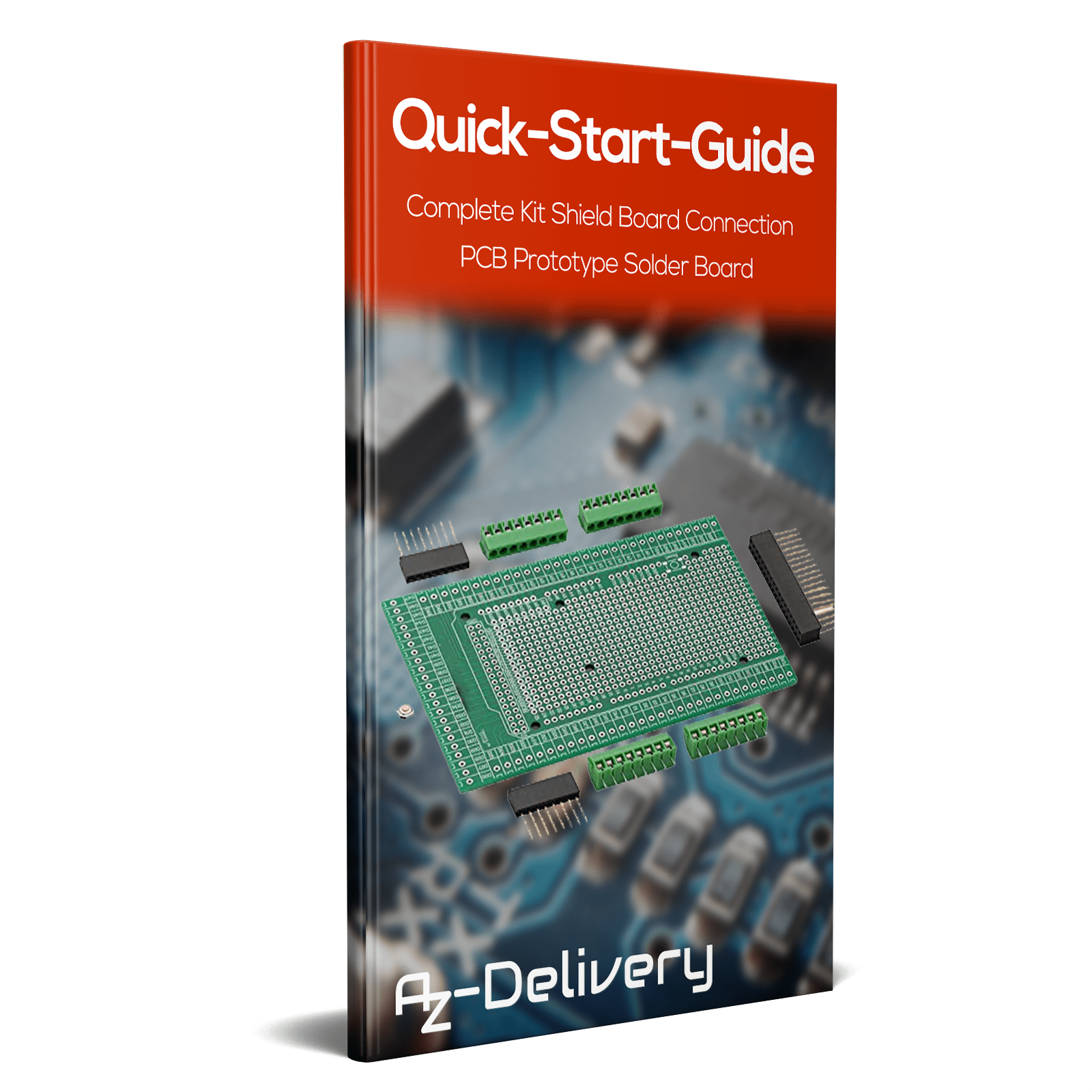 Komplettes PCB Shield Board Kit für PCB Prototyping kompatibel mit Mega 2560 R3 - AZ - Delivery