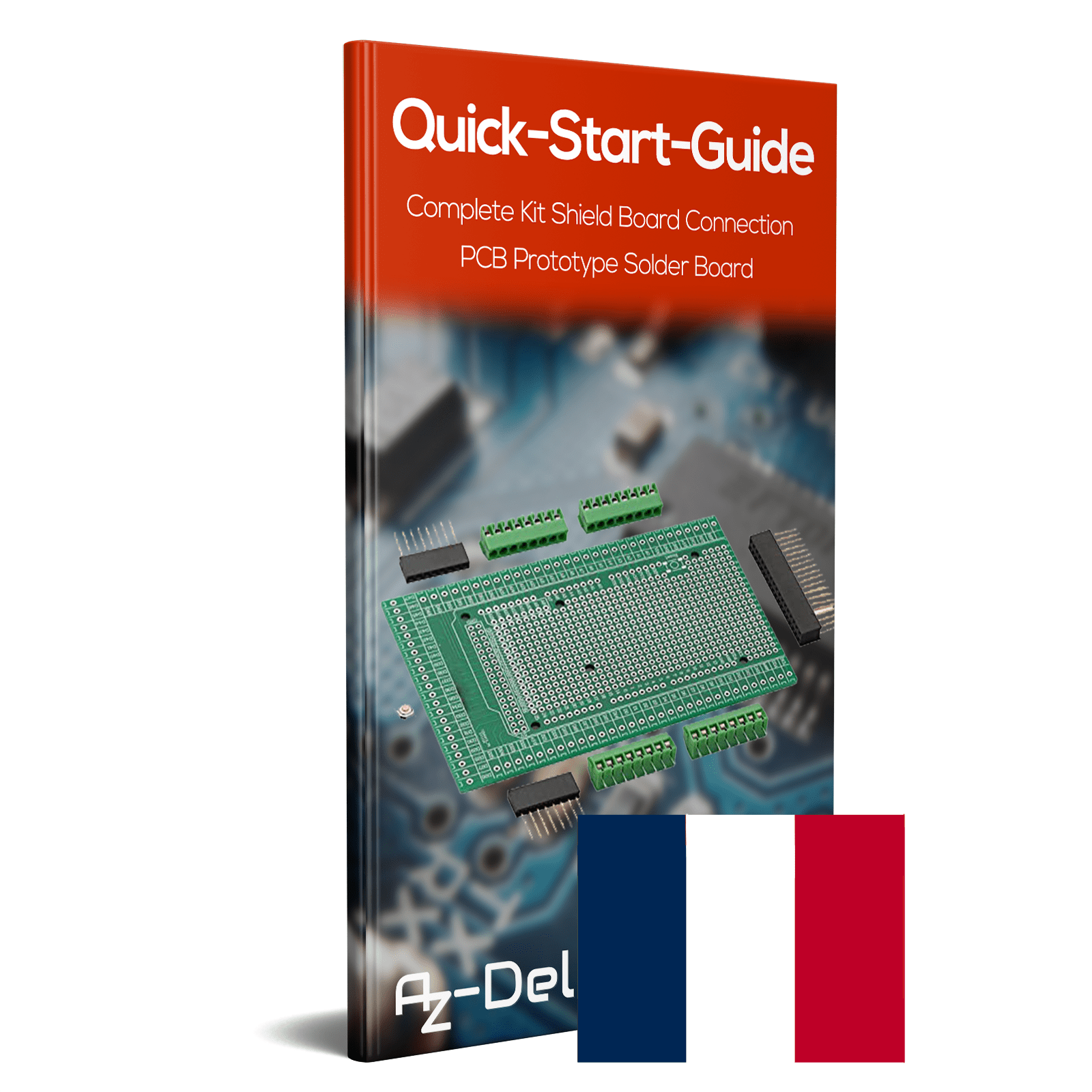 Komplettes PCB Shield Board Kit für PCB Prototyping kompatibel mit Mega 2560 R3 - AZ - Delivery
