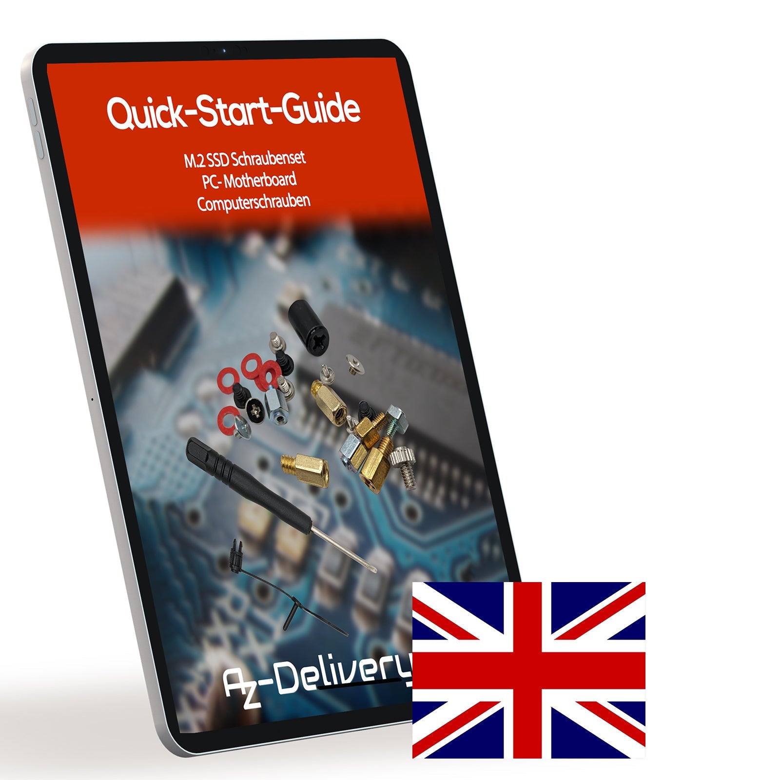 M.2 SSD Montage Schraubenset NVMe M.2 Schrauben für PC Motherboards - AZ - Delivery