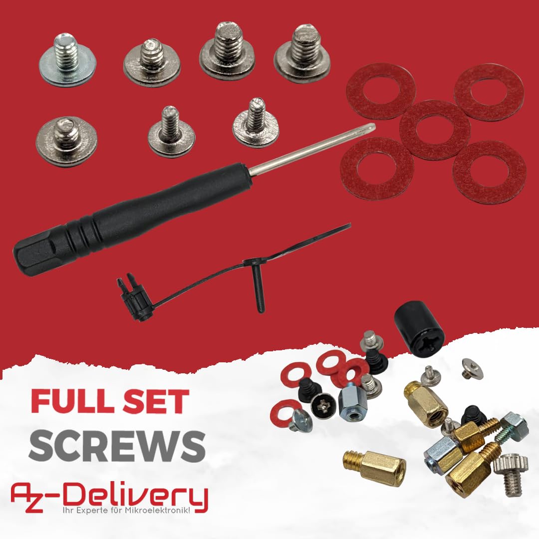 M.2 SSD Montage Schraubenset NVMe M.2 Schrauben für PC Motherboards - AZ - Delivery