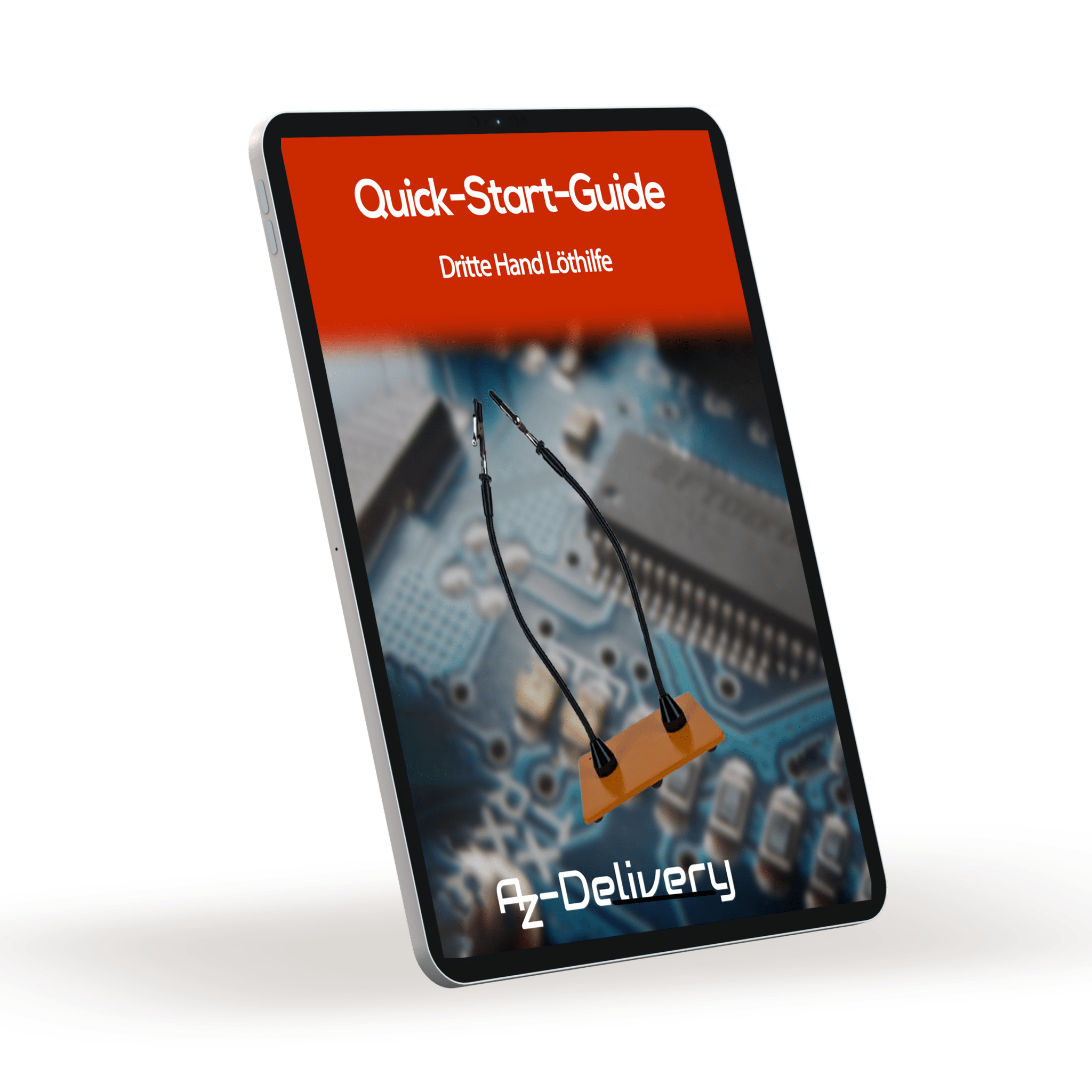 Magnetische Dritte Hand Lötstation – Professionelle Löthilfe mit 2 Verstellbaren Helfenden Armen - AZ - Delivery