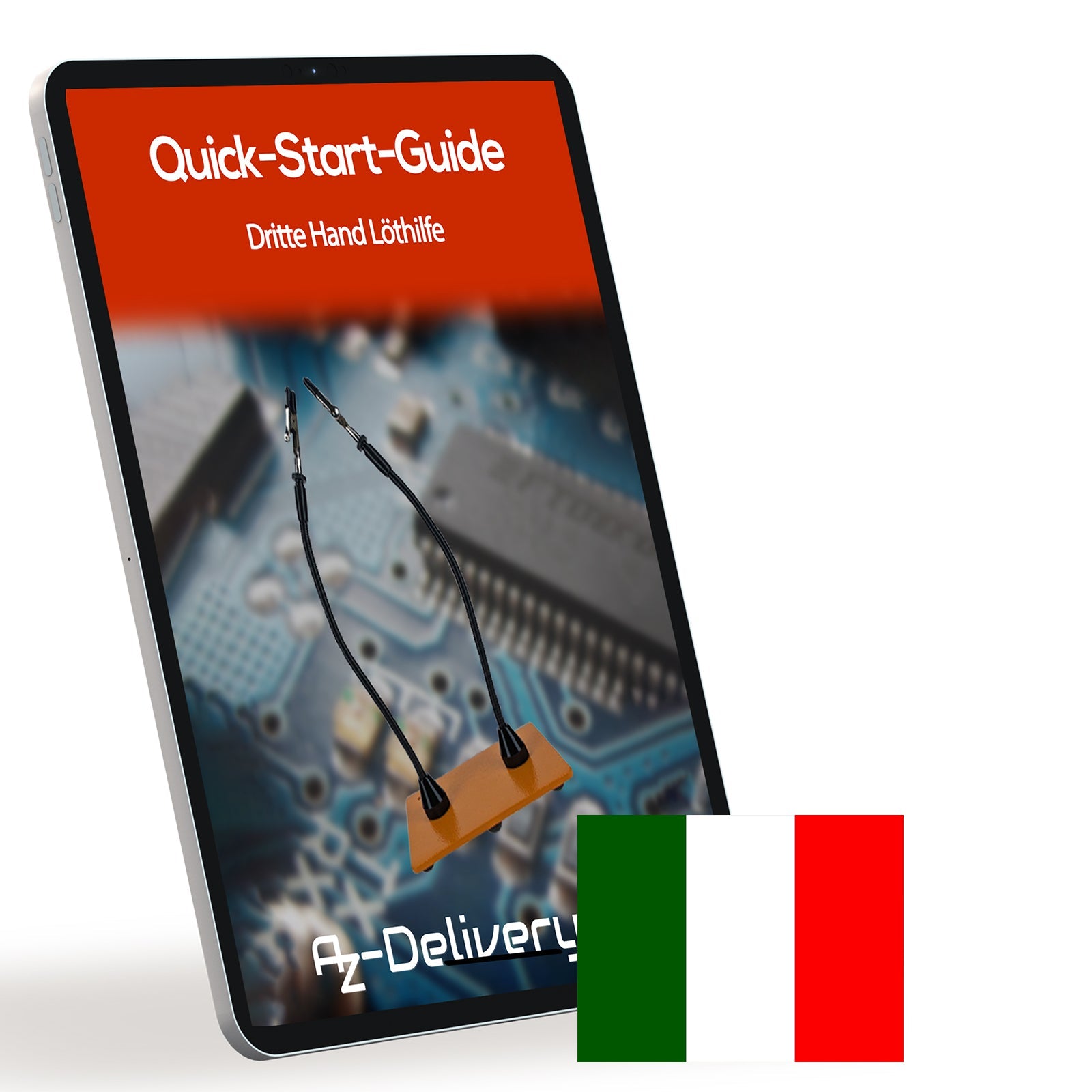 Magnetische Dritte Hand Lötstation – Professionelle Löthilfe mit 2 Verstellbaren Helfenden Armen - AZ - Delivery