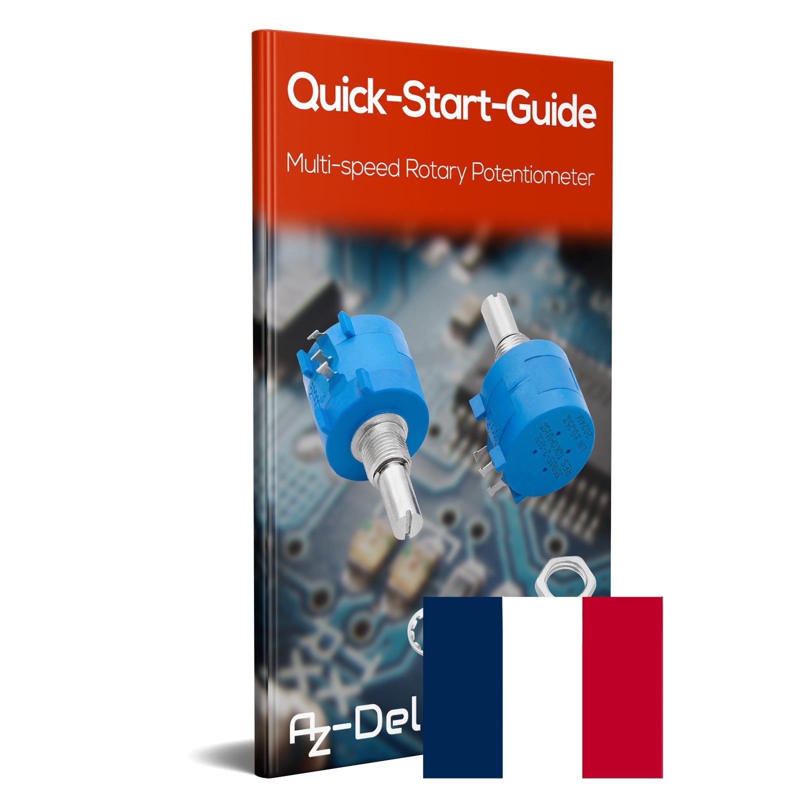 Mehrgang rotary Potentiometer mit Schutzwiderstand 3590S 10K Ohm mit einstellbarem Widerstand - AZ - Delivery