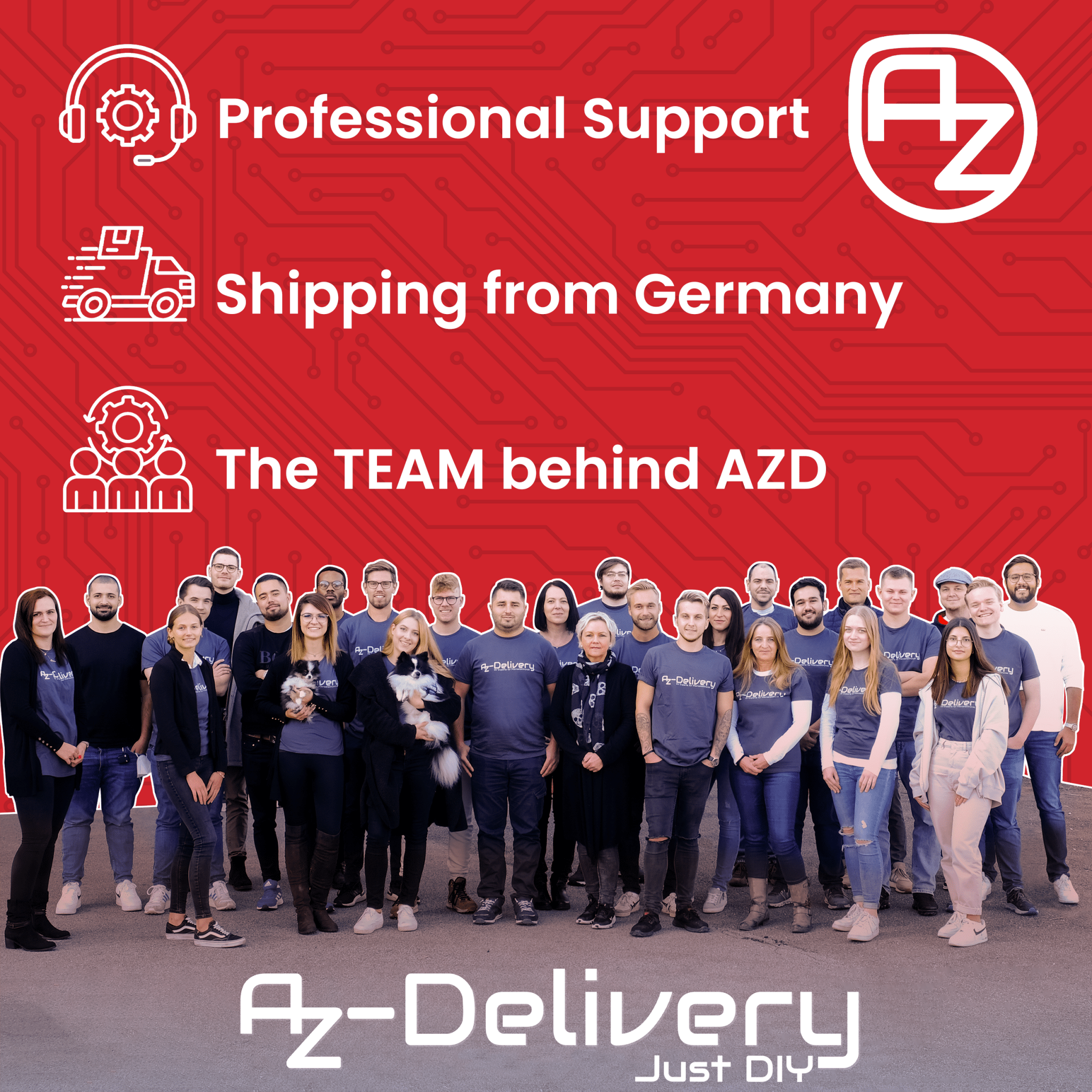 NEMA 17 Schrittmotor 12V 28Nm 1.8° 2 - Phasen Hybrid Stepper Motor mit 1m Kabel, kompatibel mit Arduino, 3D - Druckern, CNC - Maschinen und Robotik - AZ - Delivery