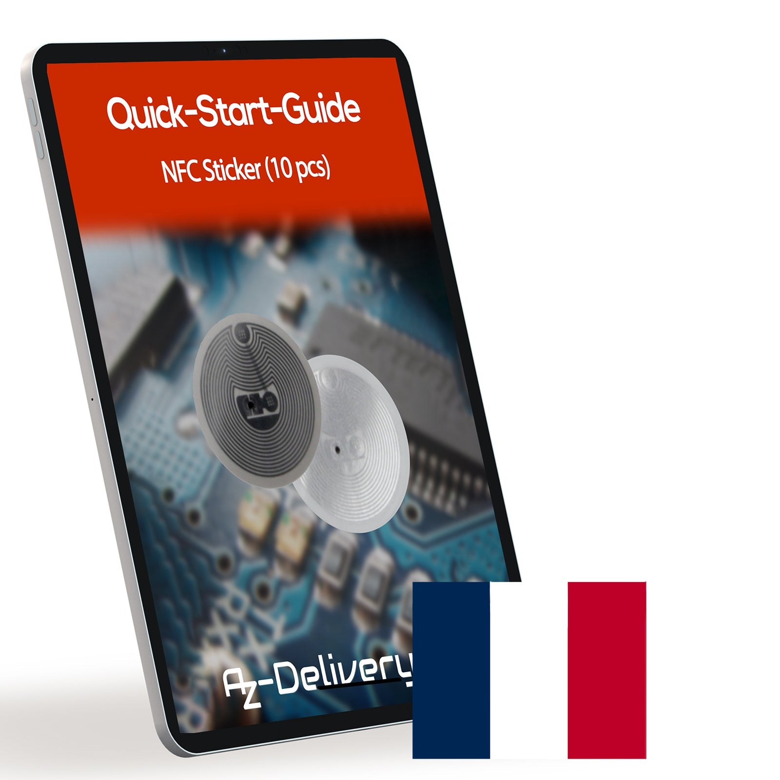 NFC Tag Sticker NTAG215 540 Byte Speicher, Wiederverwendbar & Voll Programmierbar - AZ - Delivery