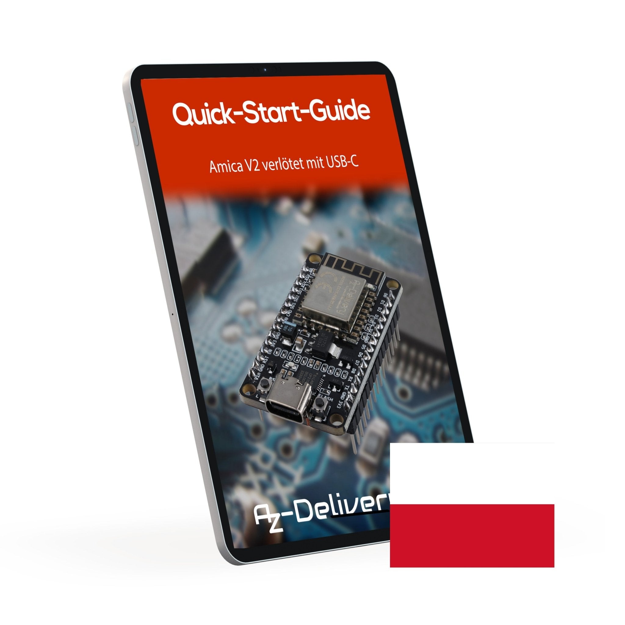 NodeMCU Amica Modul V2 ESP8266 ESP - 12F WiFi mit USB - C Anschluss - Node MCU ESP 8266 WiFi Development Board mit CP2102 - AZ - Delivery