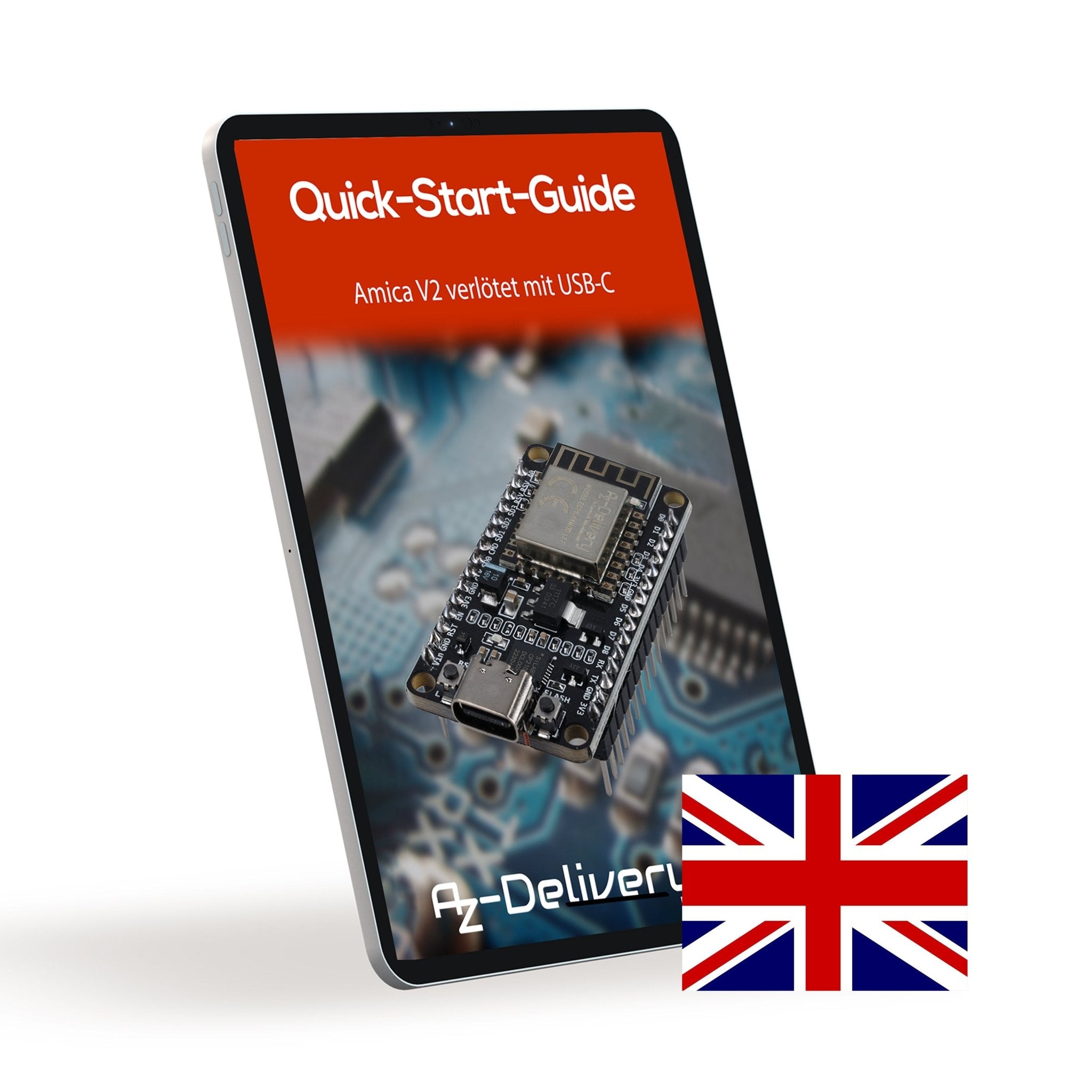 NodeMCU Amica Modul V2 ESP8266 ESP - 12F WiFi mit USB - C Anschluss - Node MCU ESP 8266 WiFi Development Board mit CP2102 - AZ - Delivery