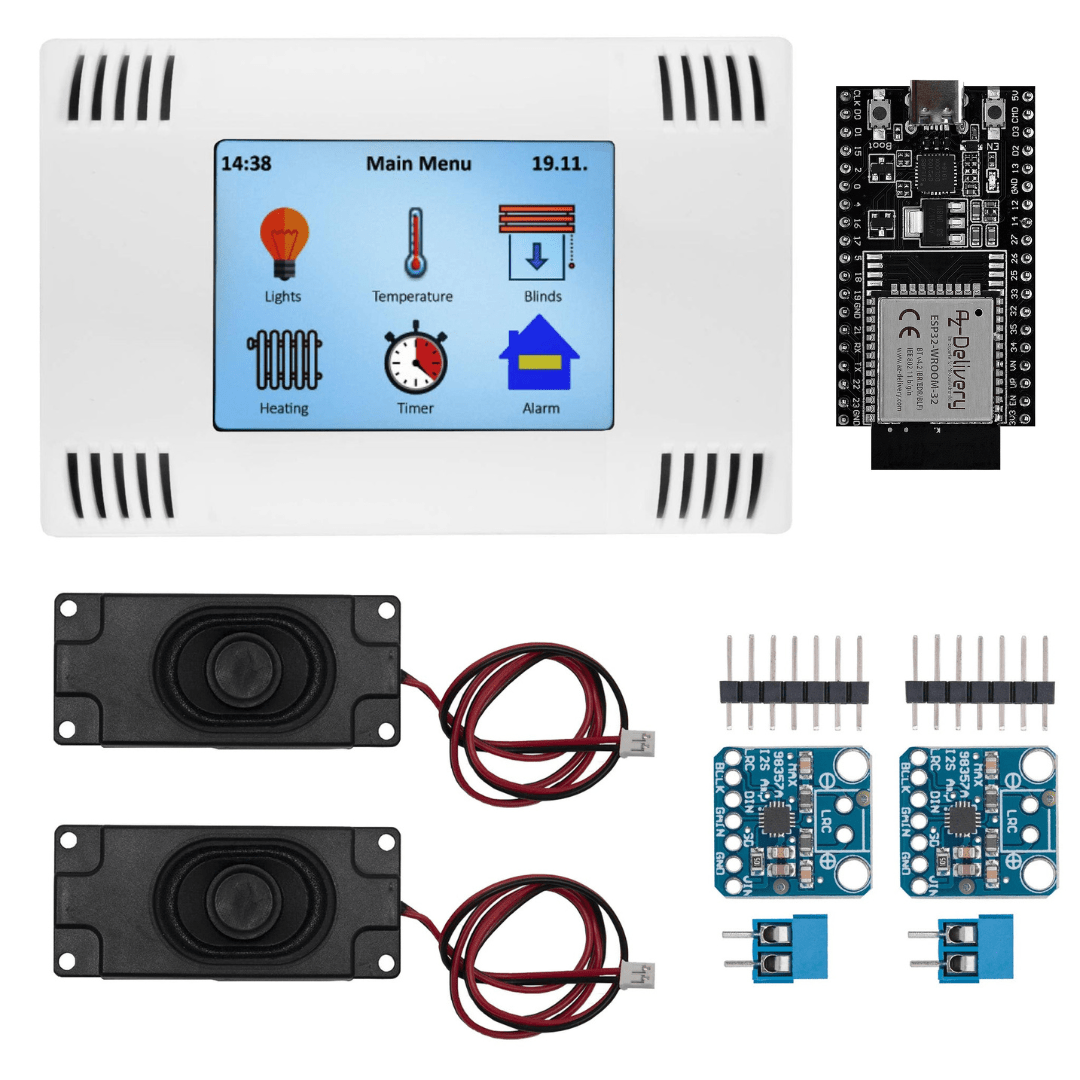 Radiowecker mit dem AZ - Touch und ESP32 Dev Kit - mit Touchscreen - Steuerung - AZ - Delivery