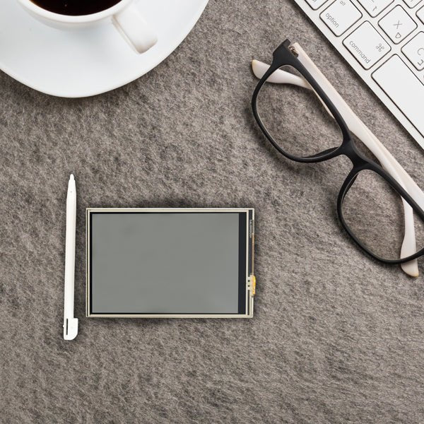 RPi Touch Display HAT 3.5" – Display mit 480x320 Auflösung Touchmonitor, Resistive Touchscreen, Kompatibel mit Raspberry Pi 3B+, 3B, 4 und RPi 5 - AZ - Delivery