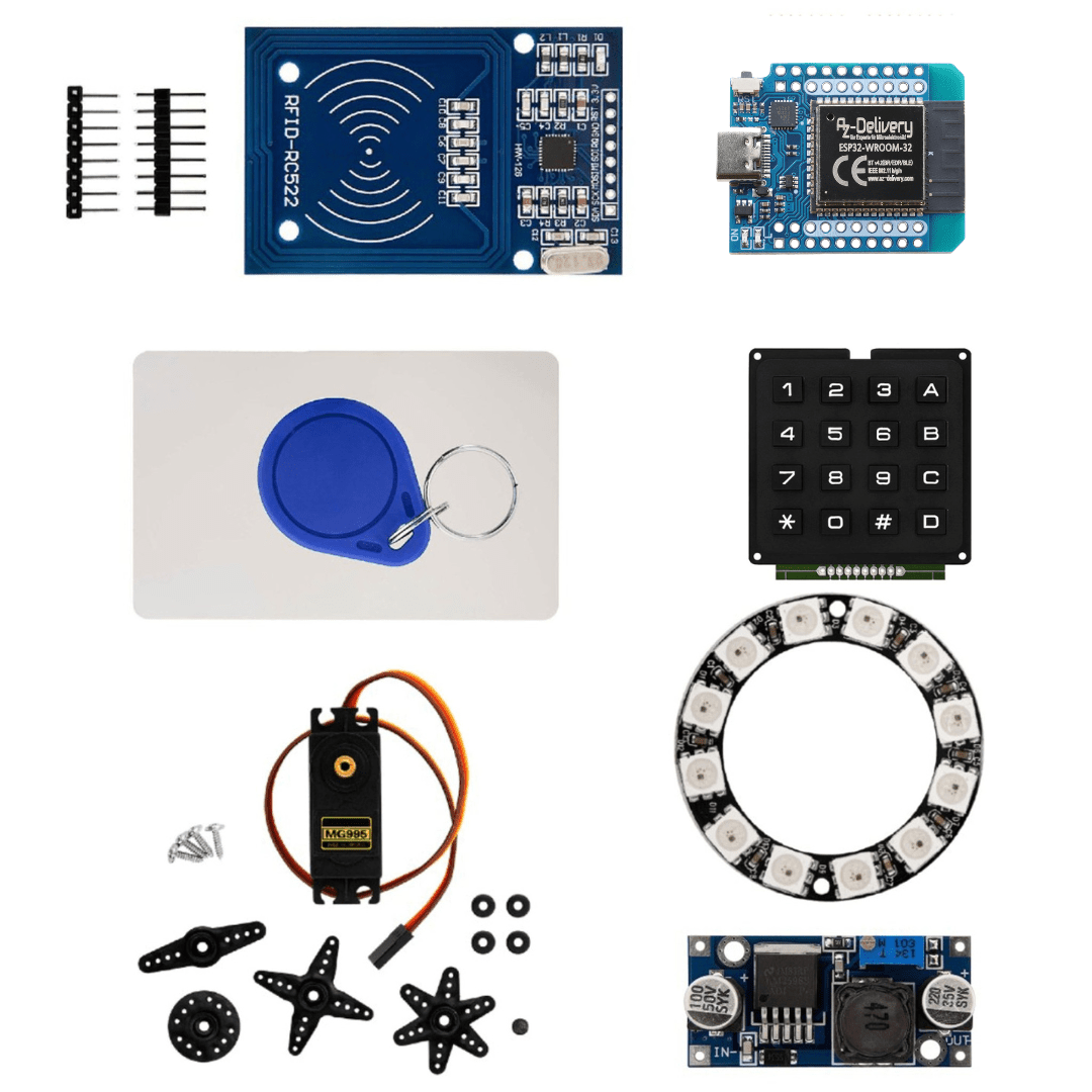 Türverriegelung IOT Tresor Projekt mit Video Anleitung - AZ - Delivery