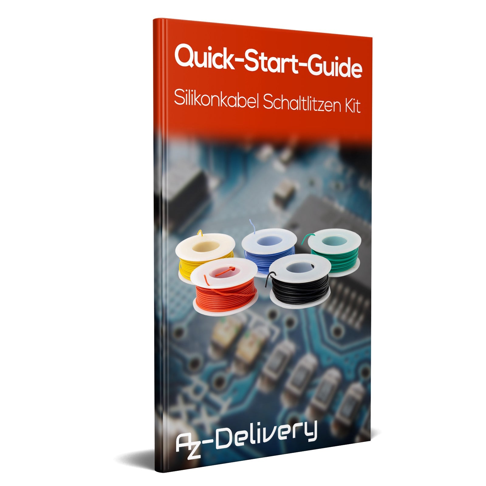 Ultraflexibles verzinntes Silikonkabel Schaltlitzen Kit temperaturbeständig aus Kupferdraht als Jumper oder zum Verseilen oder Verbinden - AZ - Delivery