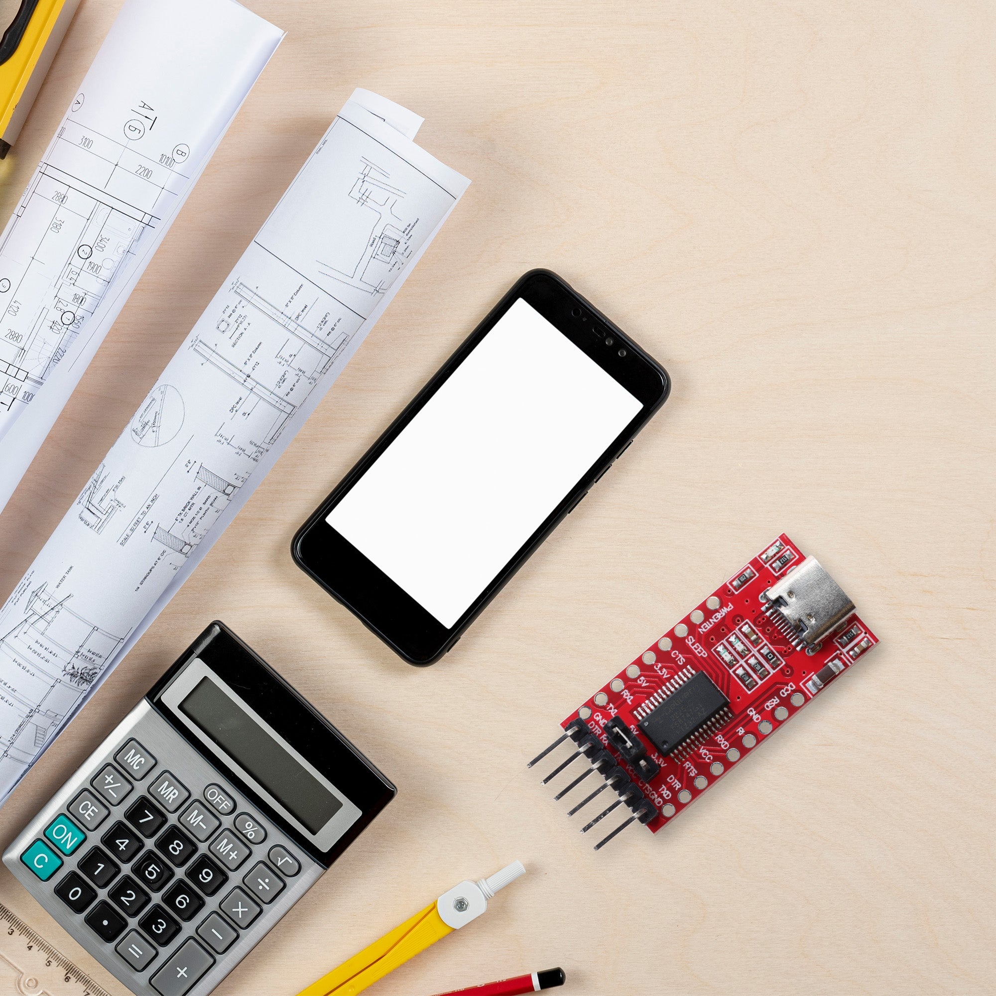 USB - C zu TTL Serial Adapter für 3,3V und 5V kompatibel mit FT232RL - AZ - Delivery