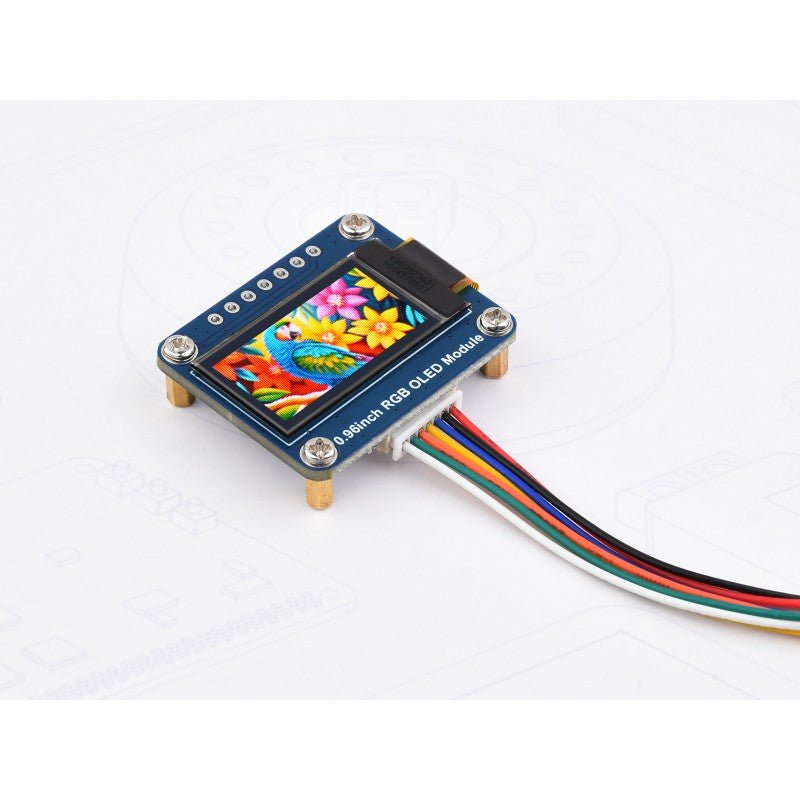 Waveshare - 0,96 " RGB OLED Display Modul kompatibel mit Arduino und Raspberry Pi - AZ-Delivery