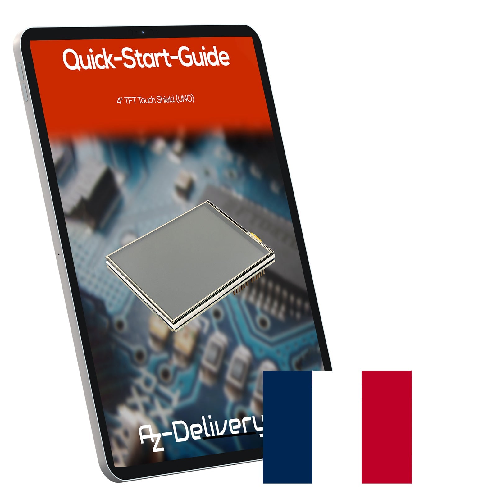 Waveshare - 4 " TFT Touch Shield - AZ-Delivery