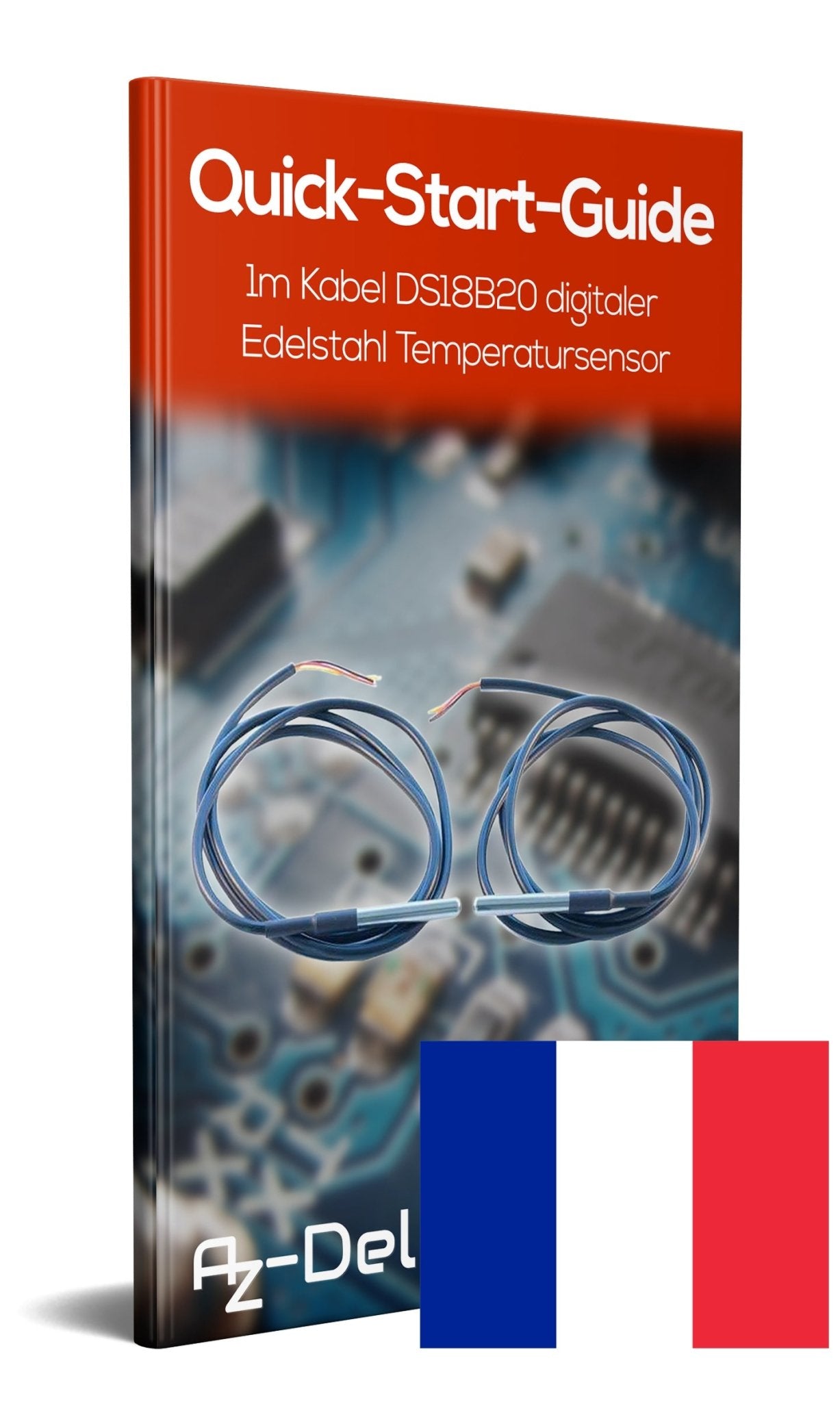 1M Kabel DS18B20 digitaler Edelstahl Temperatursensor Temperaturfühler, wasserdicht für Raspberry Pi