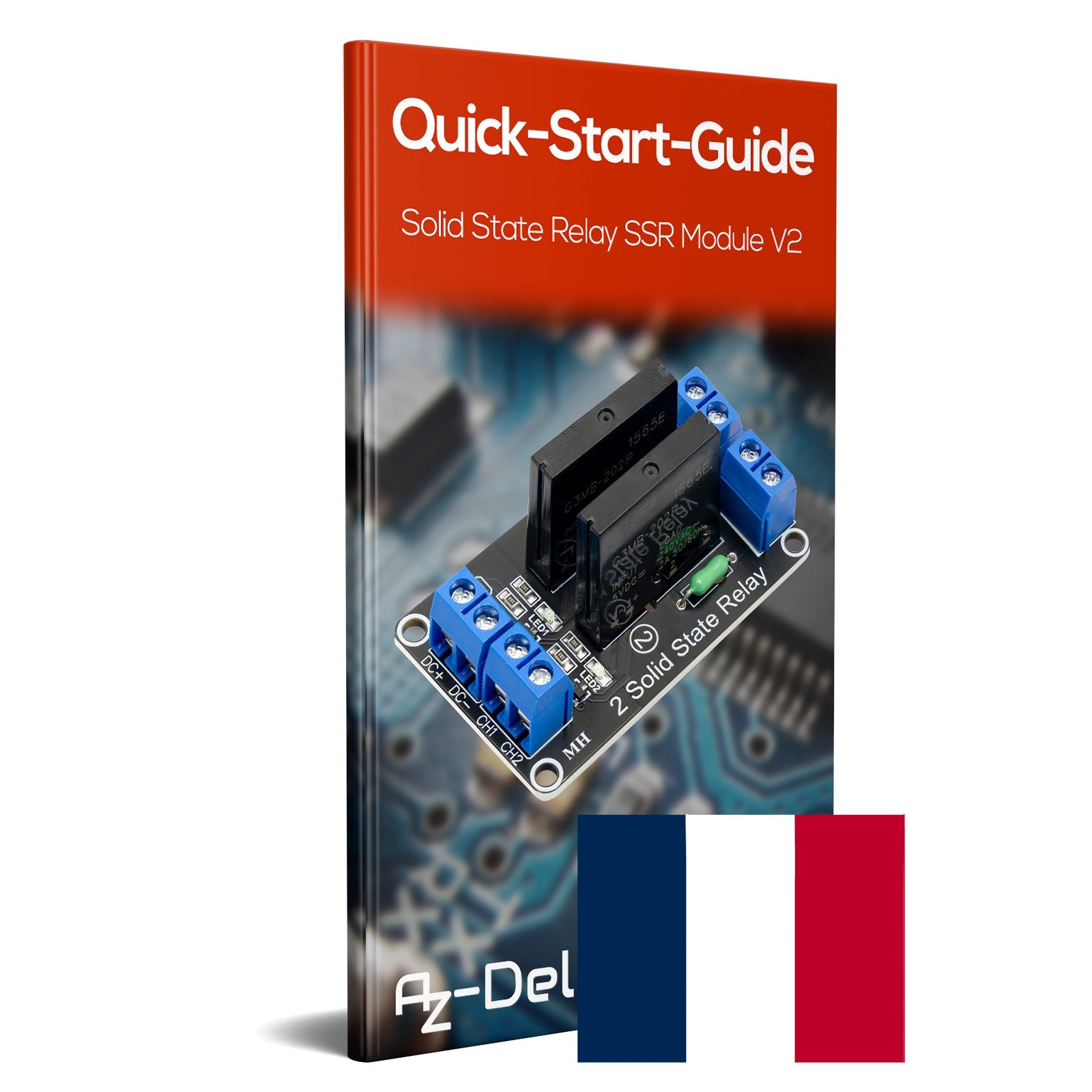 Relé de estado sólido de 2 canales Interruptor de alimentación de disparo de bajo nivel de 5 V CC compatible con Arduino y Raspberry Pi