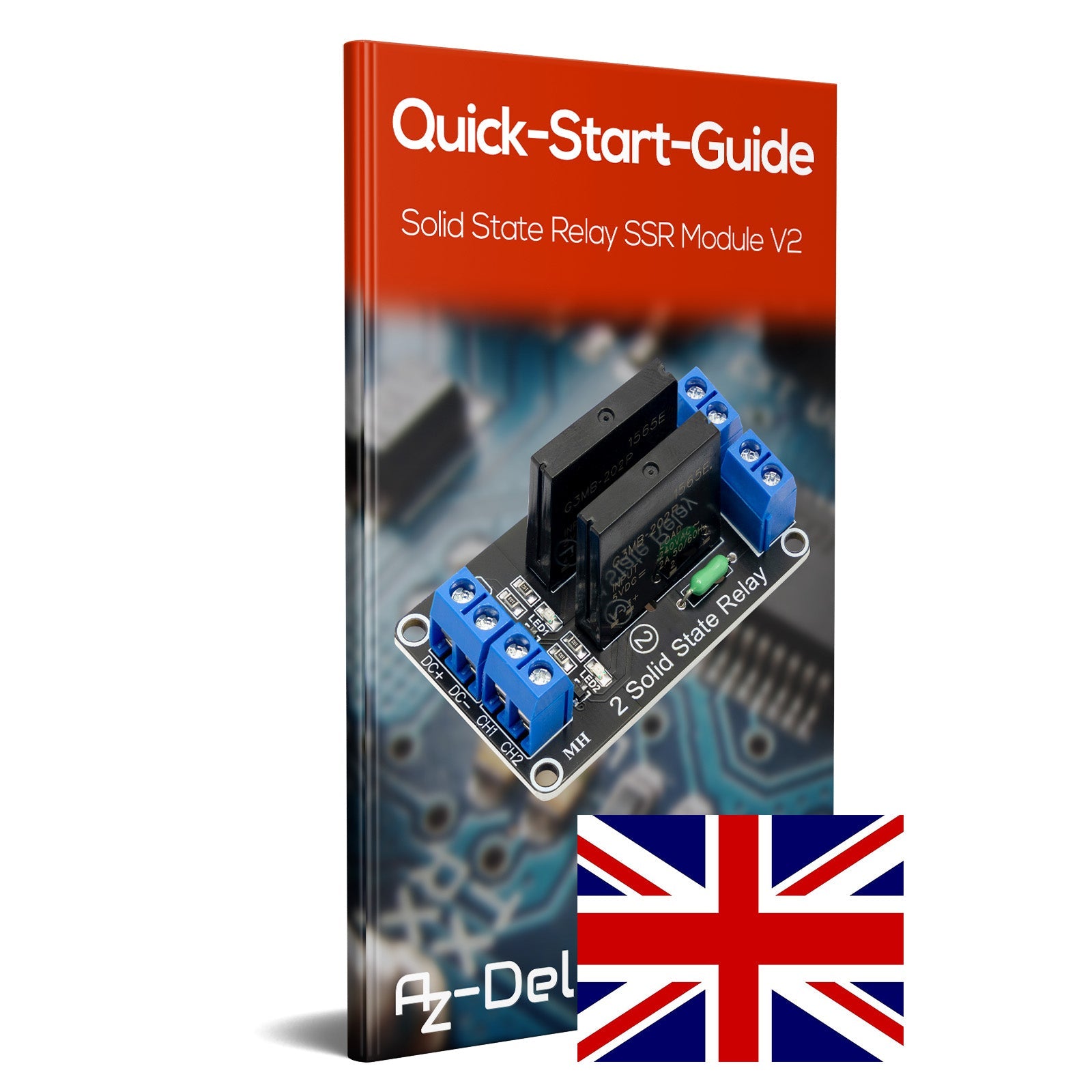 Relé de estado sólido de 2 canales Interruptor de alimentación de disparo de bajo nivel de 5 V CC compatible con Arduino y Raspberry Pi