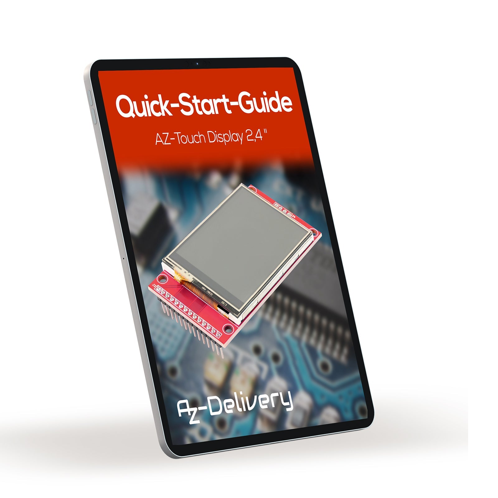 2,4 Zoll LCD TFT Touch Display - Kompatibel mit Arduino und Raspberry Pi - 320x240 Auflösung, ILI9341 Treiber, SPI Schnittstelle - AZ-Delivery