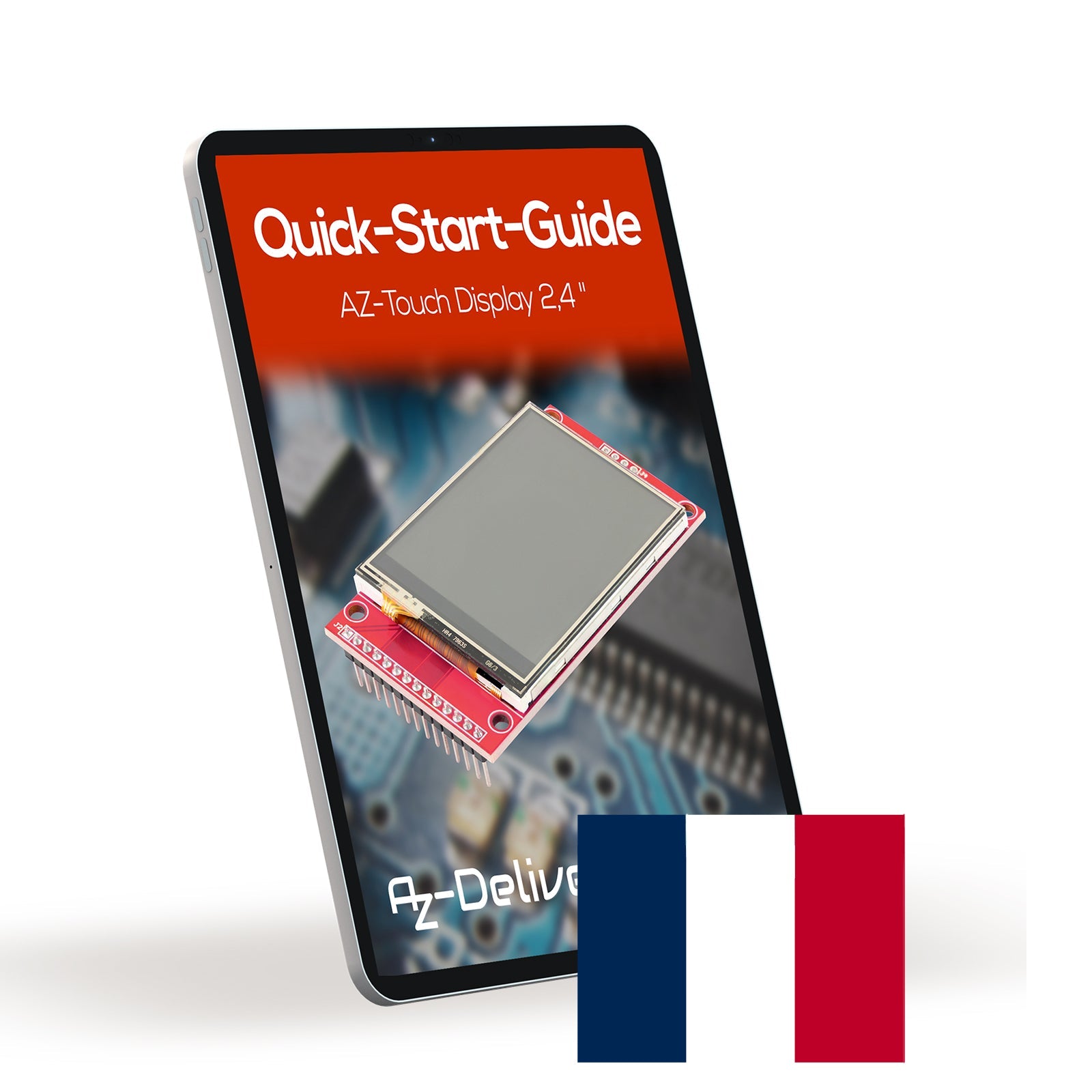 2,4 Zoll LCD TFT Touch Display - Kompatibel mit Arduino und Raspberry Pi - 320x240 Auflösung, ILI9341 Treiber, SPI Schnittstelle - AZ-Delivery