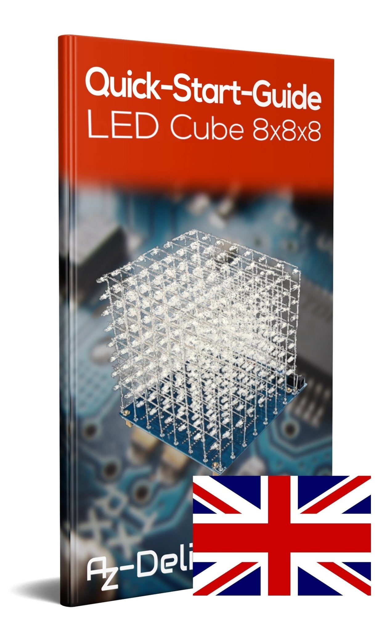3D LED Cube 8x8x8 Lichtmatrix Würfel Bausatz zum Löten