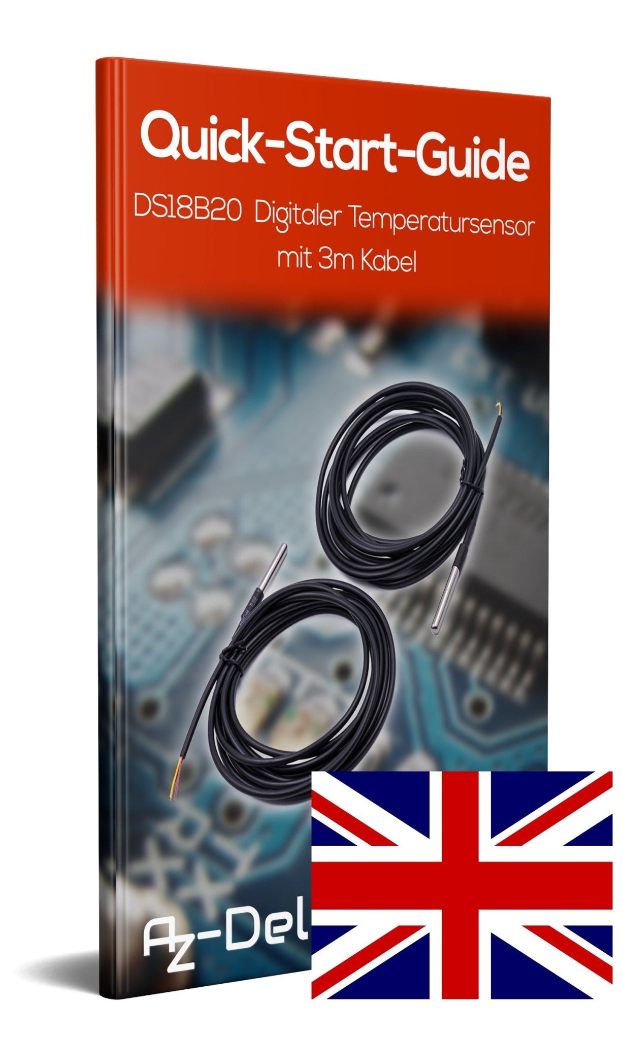 3M Kabel DS18B20 digitaler Edelstahl Temperatursensor Temperaturfühler, wasserdicht - ebook