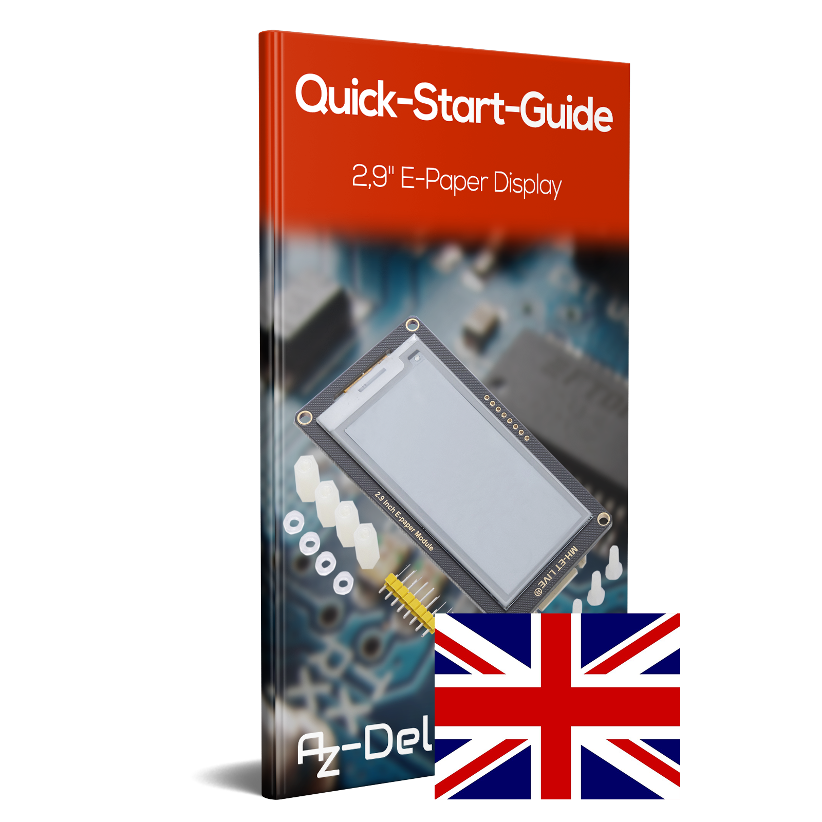 Pantalla ePaper de 2,9 pulgadas con tinta electrónica, módulo de bajo consumo, compatibilidad con SPI e interfaz MCU de 3,3 V/5 V.