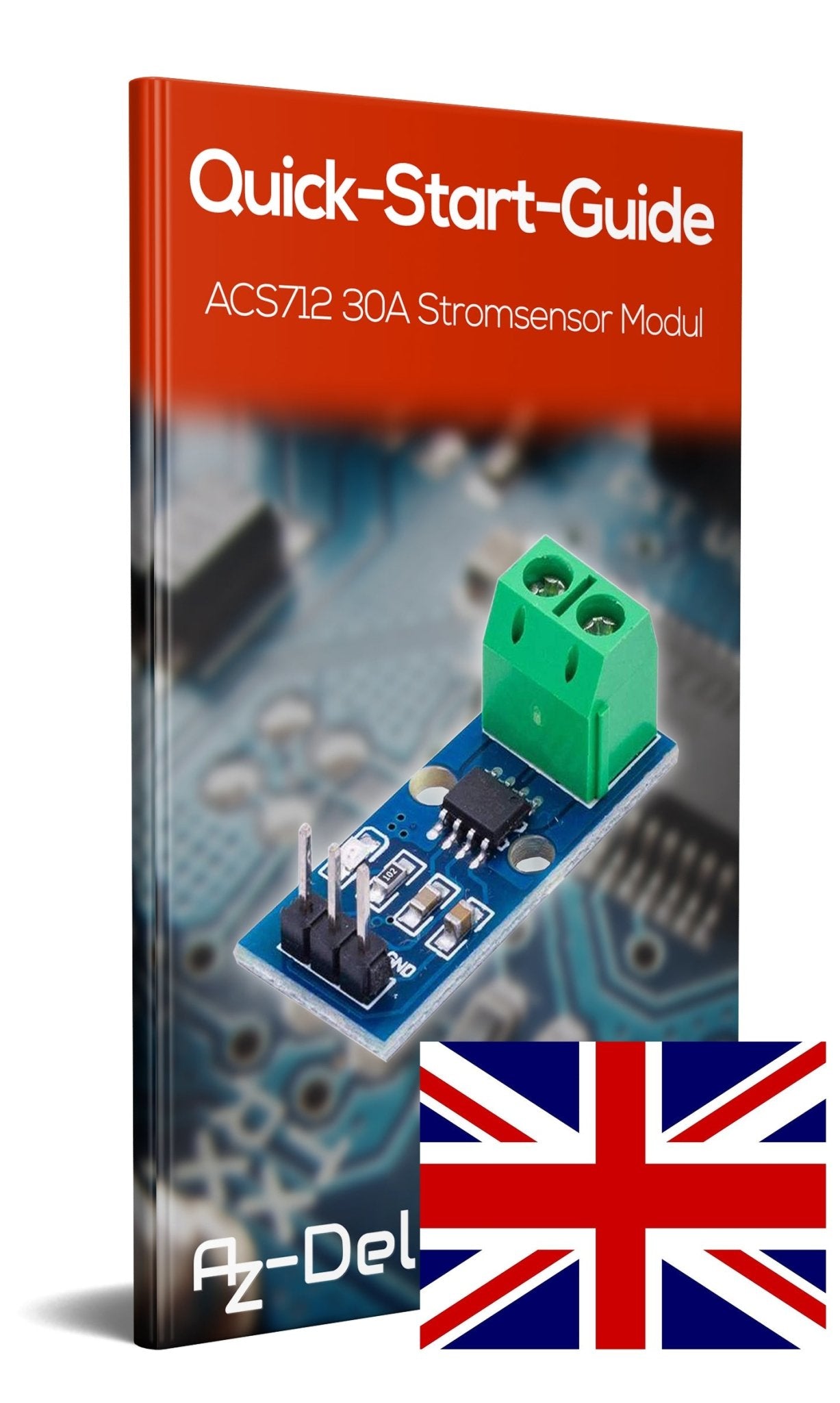 ACS712 30A Ampere Stromsensor Range Modul Current Sensor für Bascom - AZ-Delivery