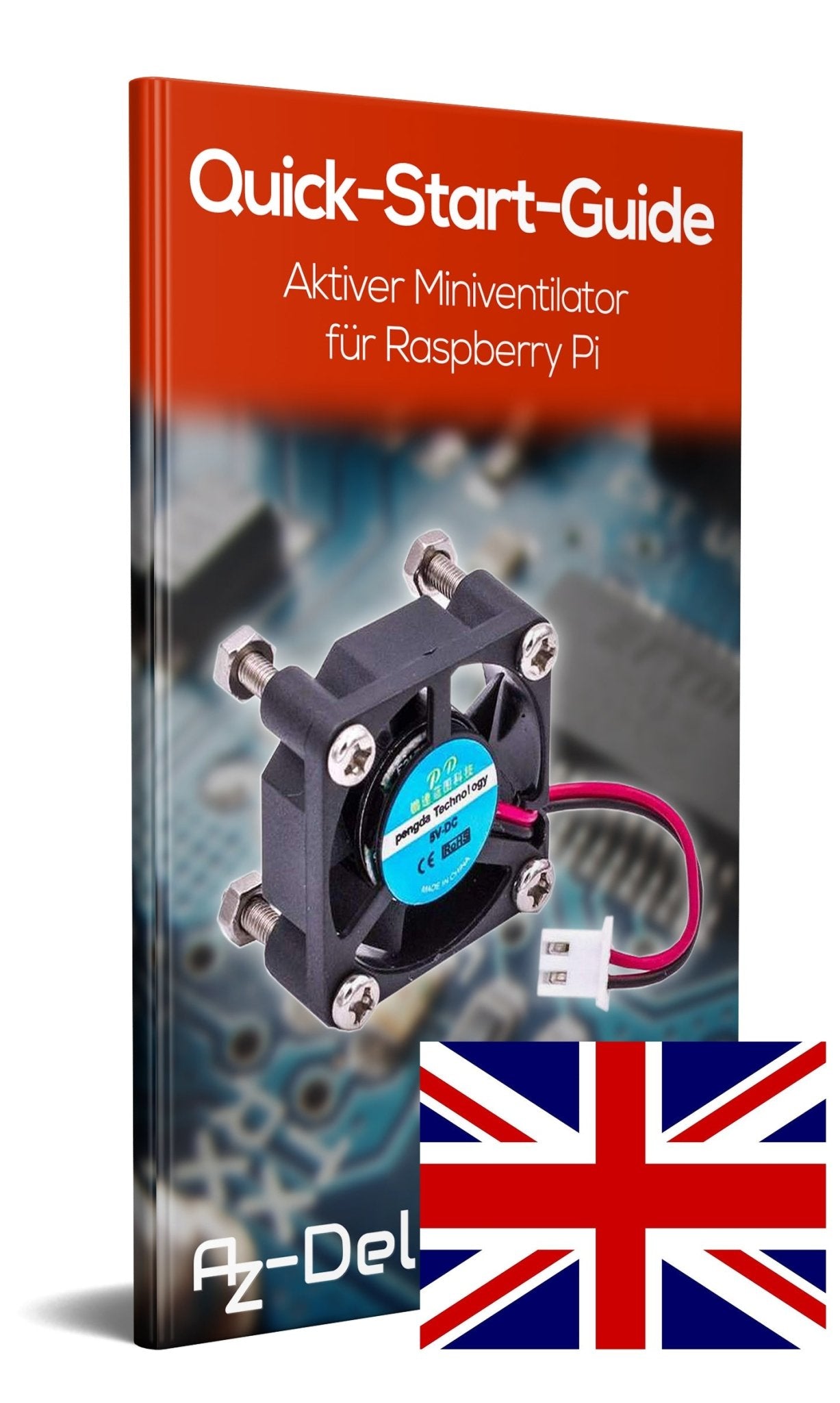 Aktiver Miniventilator Kühl- Axial- Ventilator für Raspberry Pi - AZ-Delivery
