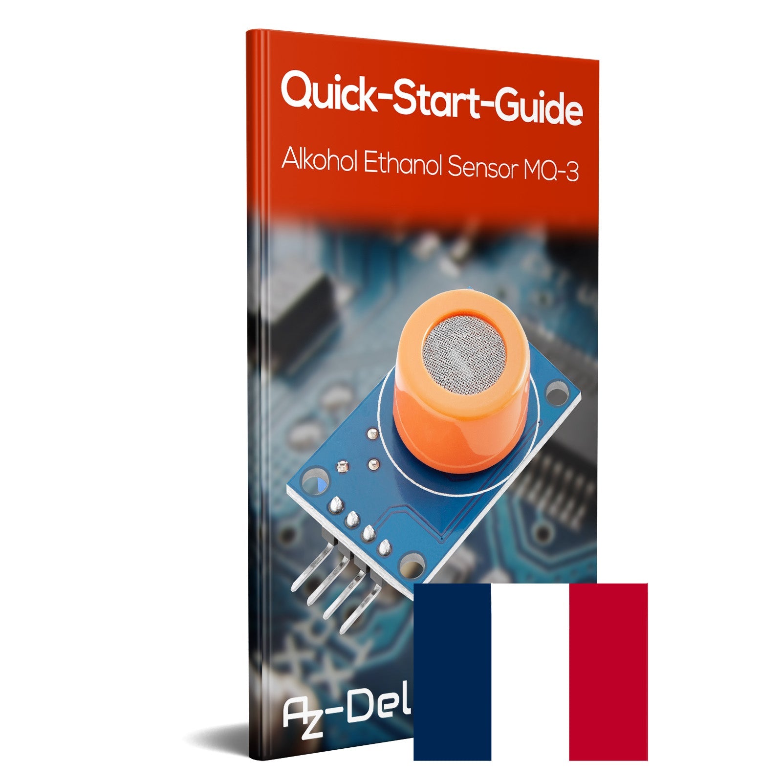 Alkohol Gas Sensor DC 5V MQ-3 mit Signalausgang, Atemgas-Detektionsplatine für Ethanol Alkohol Dampf - AZ-Delivery