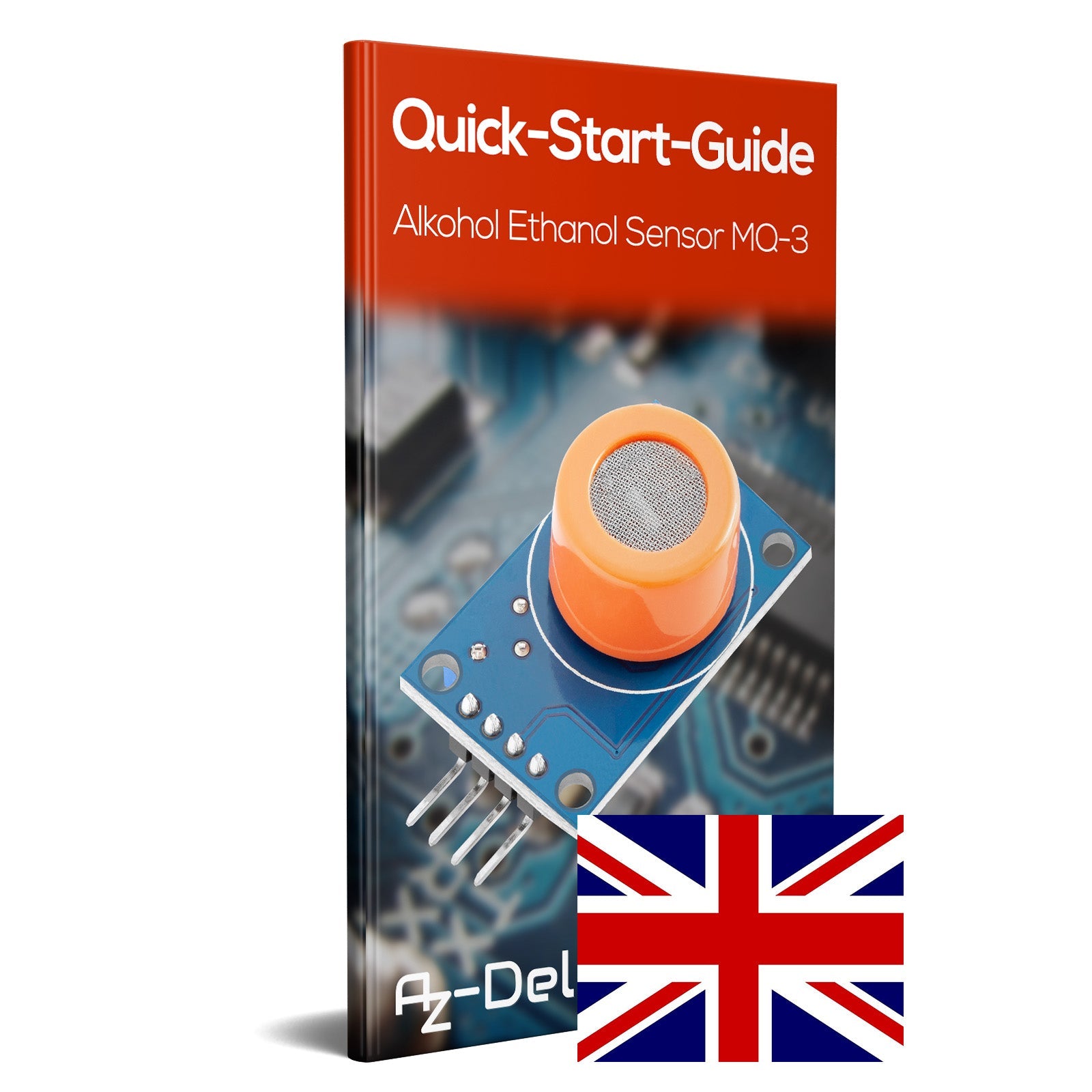 Alkohol Gas Sensor DC 5V MQ-3 mit Signalausgang, Atemgas-Detektionsplatine für Ethanol Alkohol Dampf - AZ-Delivery