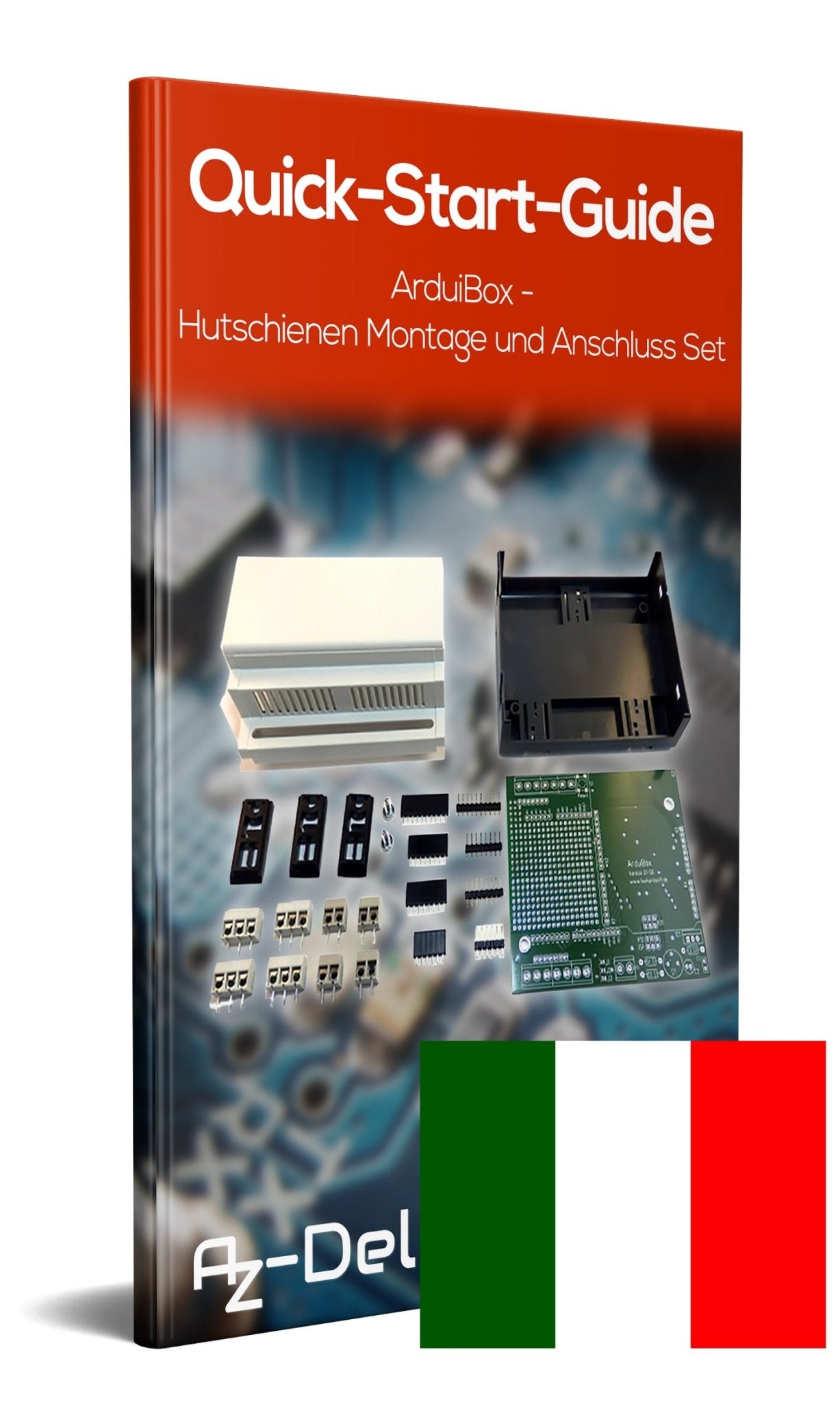 ArduiBox - Hutschienen Montage- und Anschluss Set - AZ-Delivery